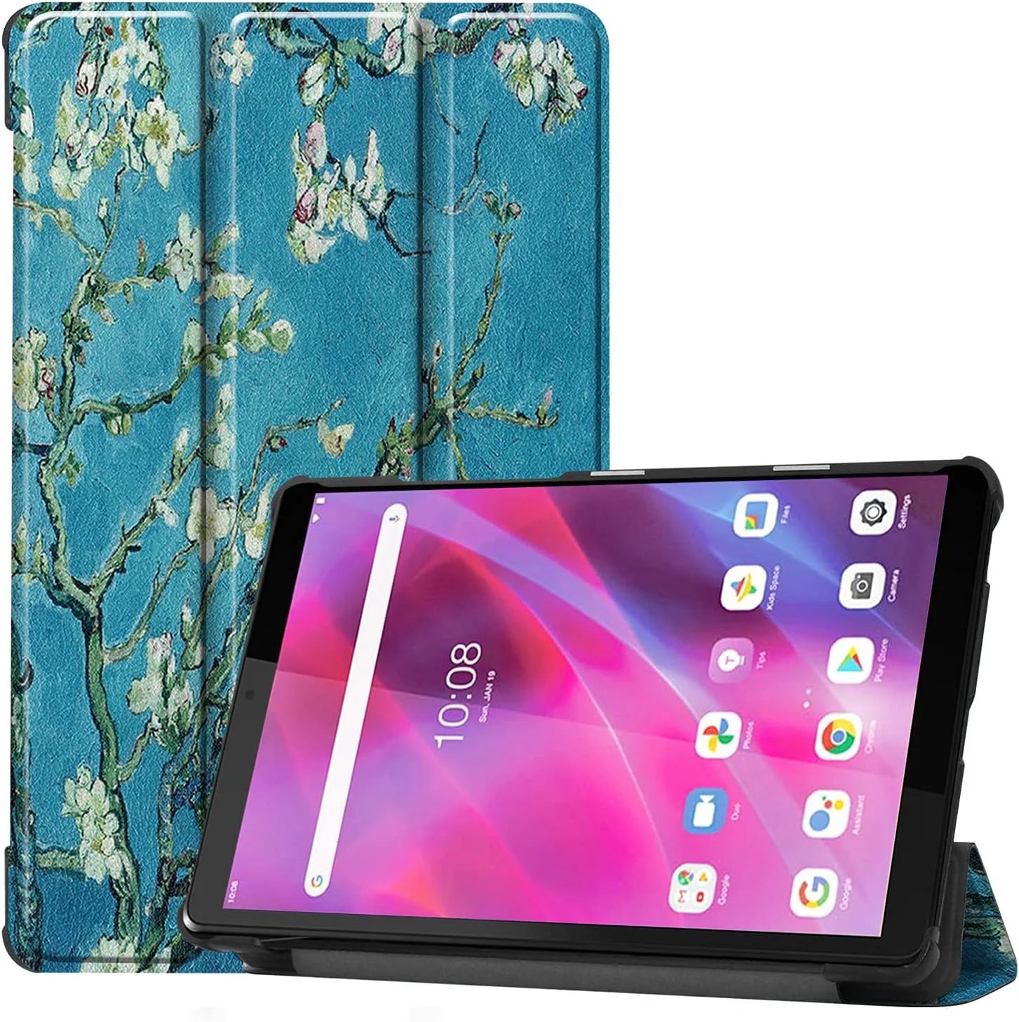 کیف تبلت RanTuo برای Lenovo Tab M8 (نسل 3)، چرم PU، سبک و نازک، ضد آب، ضد گرد و غبار، کیف محافظ ضد افتادن برای Lenovo Tab M8 (نسل 3). (شکوفه زردآلو) کیف تبلت RanTuo برای Lenovo Tab M8 (نسل 3)، چرم PU، سبک و نازک، ضد آب، ضد گرد و غبار، کیف محافظ ضد افتادن برای Lenovo Tab M8 (نسل 3). (شکوفه زردآلو)