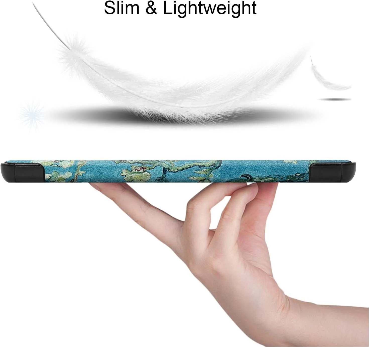 کیف تبلت RanTuo برای Lenovo Tab M8 (نسل 3)، چرم PU، سبک و نازک، ضد آب، ضد گرد و غبار، کیف محافظ ضد افتادن برای Lenovo Tab M8 (نسل 3). (شکوفه زردآلو)