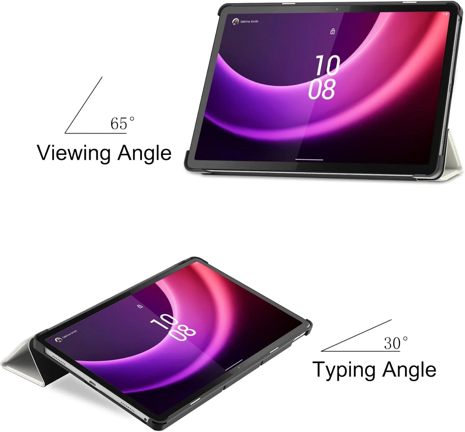 کیف تبلت RanTuo برای Lenovo Tab P11 Gen 2، روکش PU، سبک و نازک، ضد آب، ضد گرد و غبار، محافظ ضد افتادن برای Lenovo Tab P11 Gen 2. (گربه تنبل)