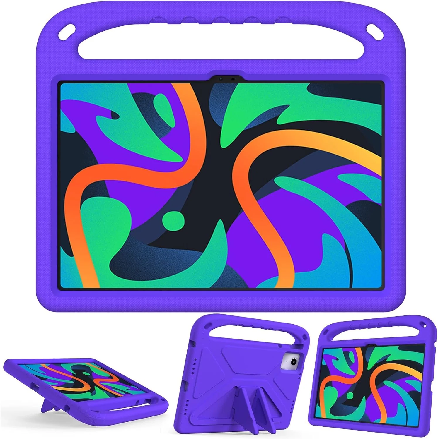 کیف تبلت سازگار با تبلت لنوو تب M11 11 اینچ TB-331FC 2023 / کیف لنوو Xiaoxin Pad 2024 11 اینچی، ضد ضربه، با دسته، EVA، نگهدارنده، کیف تبلت محکم برای کودکان، محافظ سبک وزن (P