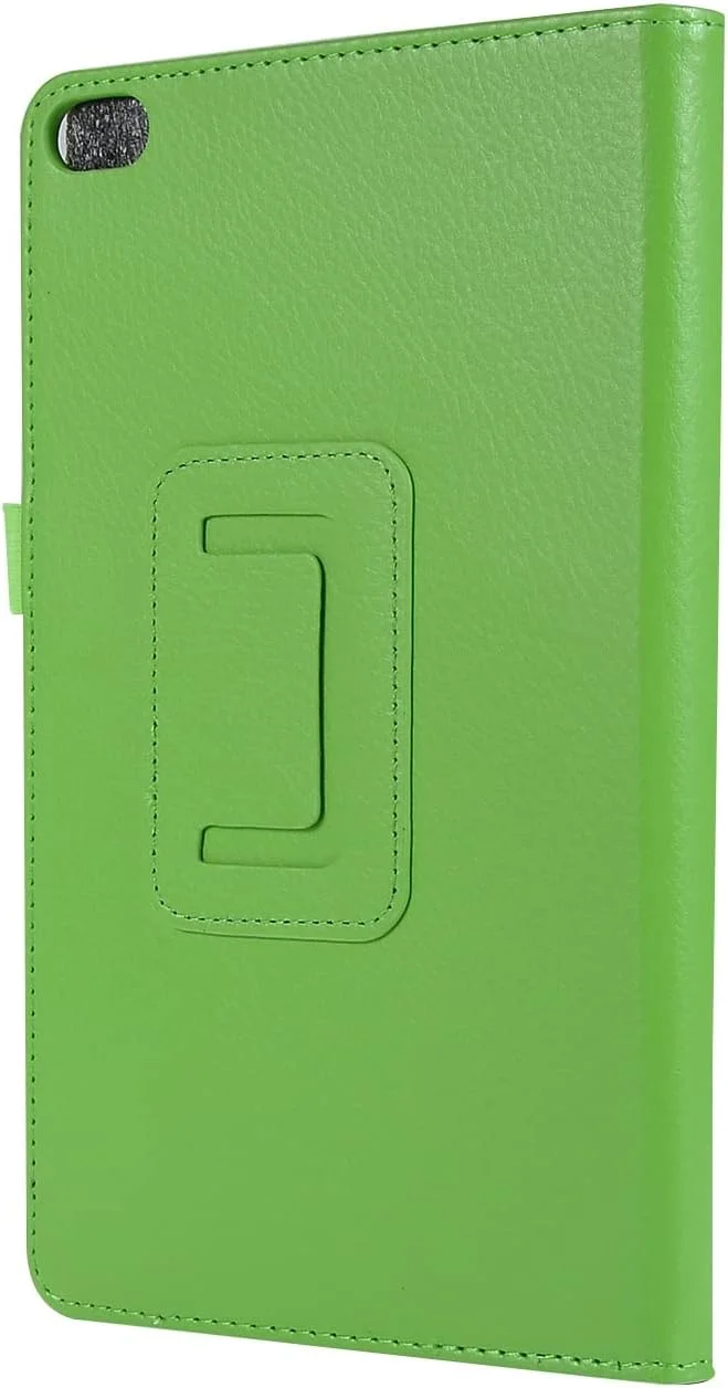 کیف تبلت با بافت چرمی سازگار با تبلت لنوو E8 TB-8304F، محافظ باریک و تاشو، ضد ضربه با محافظ پایه