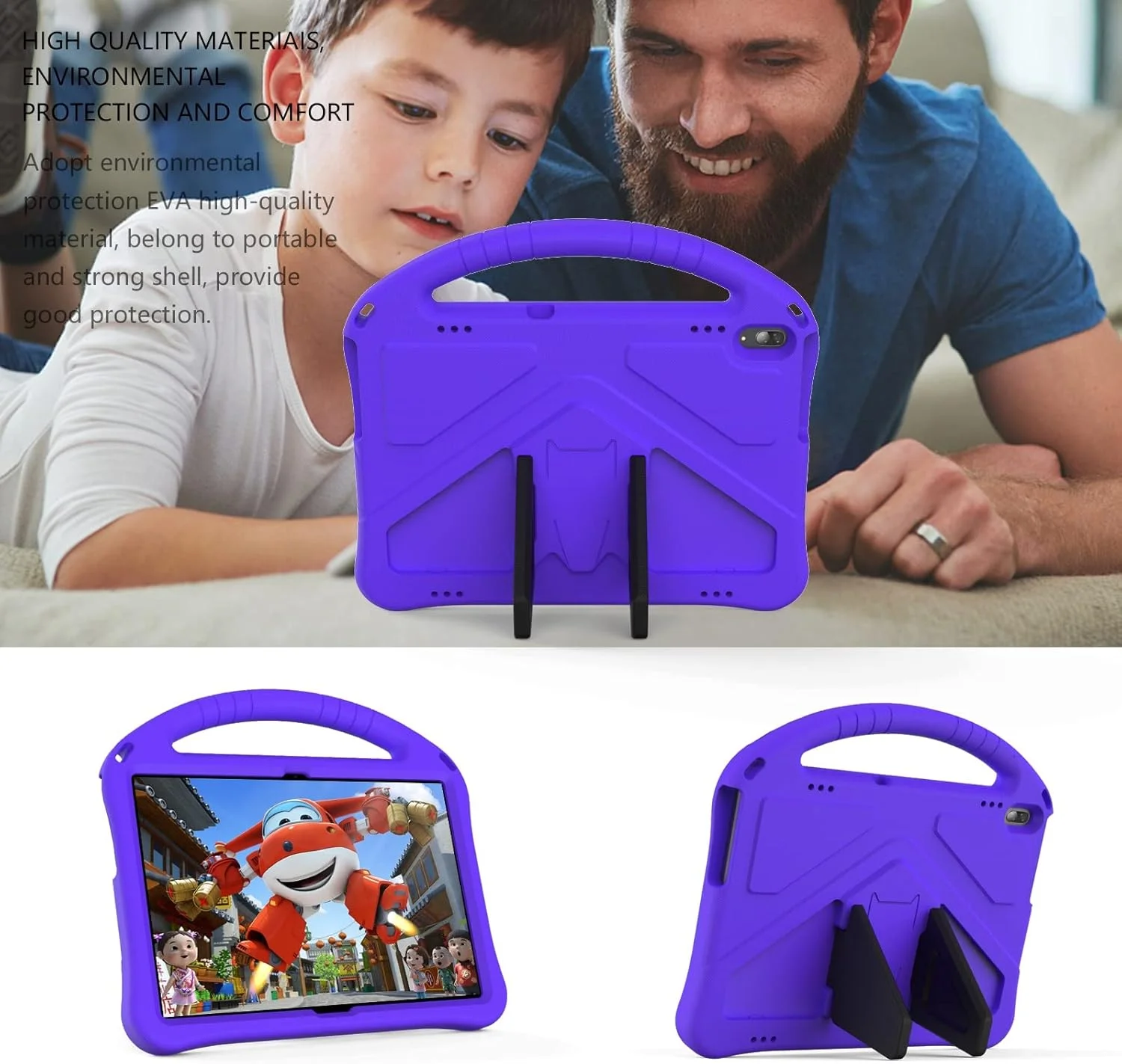 کیف محافظ تبلت سازگار با Lenovo M10 TB-X505X/F، سازگار با Lenovo Smart Tab M10 TB-X605F / Tab P10 TB-X705F / کیف L، کیف تبلت سازگار با W