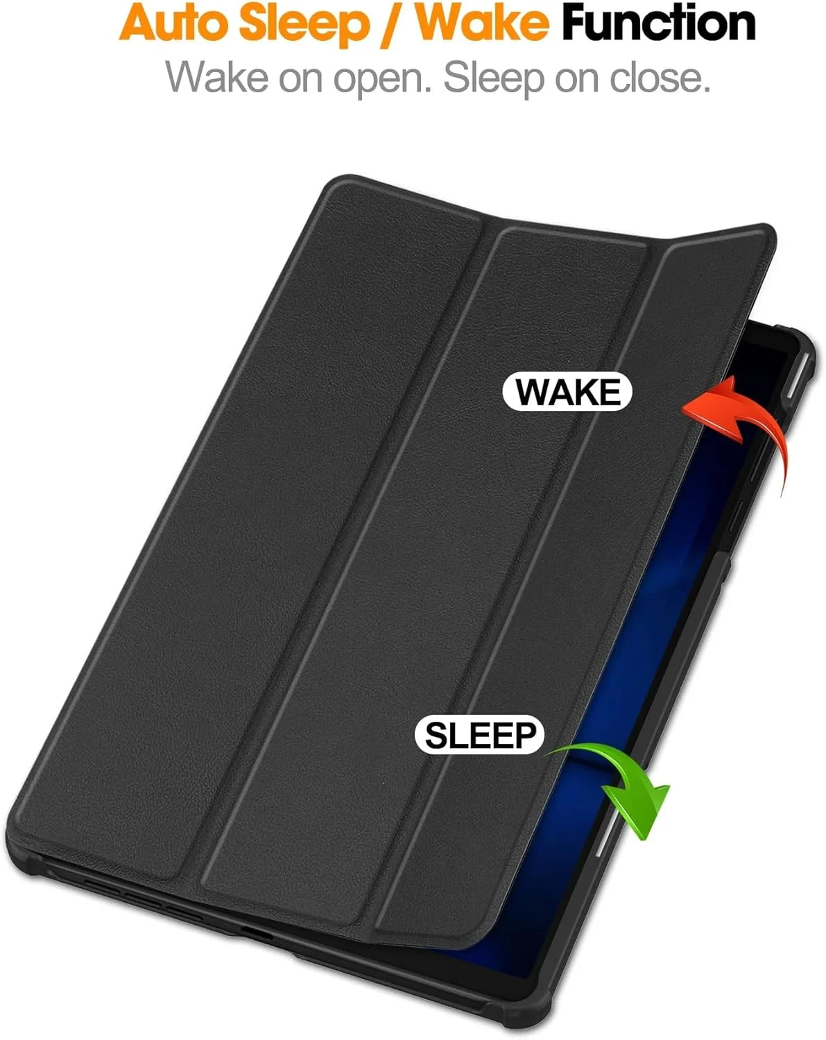 کاور تبلت Gruattreay برای لنوو Legion Y700 Gen 4 (2025) 8.8 اینچ TB322FC، کاور محافظ سبک وزن سه تایی از جنس چرم PU با قابلیت استند و محافظت در برابر ضربه و عملکرد بیدار/خواب خودکار (سبز)