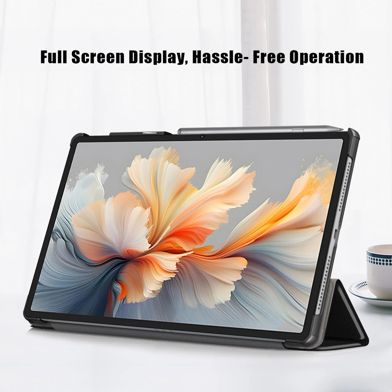 کیف تبلت Gruattreay سازگار با Lenovo Yoga Tab Plus 12.7 اینچ، کیف تاشو با عملکرد خواب خودکار و پایه مغناطیسی، روکش چرمی ضد ضربه PU + PC سخت (آبی) کیف تبلت Gruattreay سازگار با Lenovo Yoga Tab Plus 12.7 اینچ، کیف تاشو با عملکرد خواب خودکار و پایه مغناطیسی، روکش چرمی ضد ضربه PU + PC سخت (آبی)