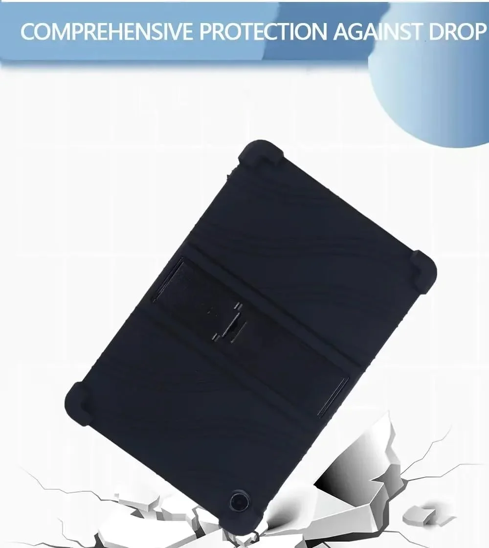 کاور تبلت Gruattreay سازگار با تبلت Lenovo Tab M10 نسل 4 اینچی 10.1 TB311FU [مناسب کودکان] کاور سیلیکونی نرم با گوشه‌های ضخیم و مقاوم در برابر ضربه با استند چند زاویه‌ای (رنگی)