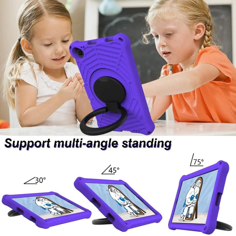 کیف تبلت کودکانه نیکا کیو مناسب برای لنوو تب M10 پلاس (نسل دوم) FHD سایز 10.3 اینچ، فوم EVA با طرح تار عنکبوت، به همراه استند حلقه ای و بند شانه ای، مناسب برای تبلت لنوو M10 پلاس TB-X606F/TB-X606X، بنفش کیف تبلت کودکانه نیکا کیو مناسب برای لنوو تب M10 پلاس (نسل دوم) FHD سایز 10.3 اینچ، فوم EVA با طرح تار عنکبوت، به همراه استند حلقه ای و بند شانه ای، مناسب برای تبلت لنوو M10 پلاس TB-X606F/TB-X606X، بنفش