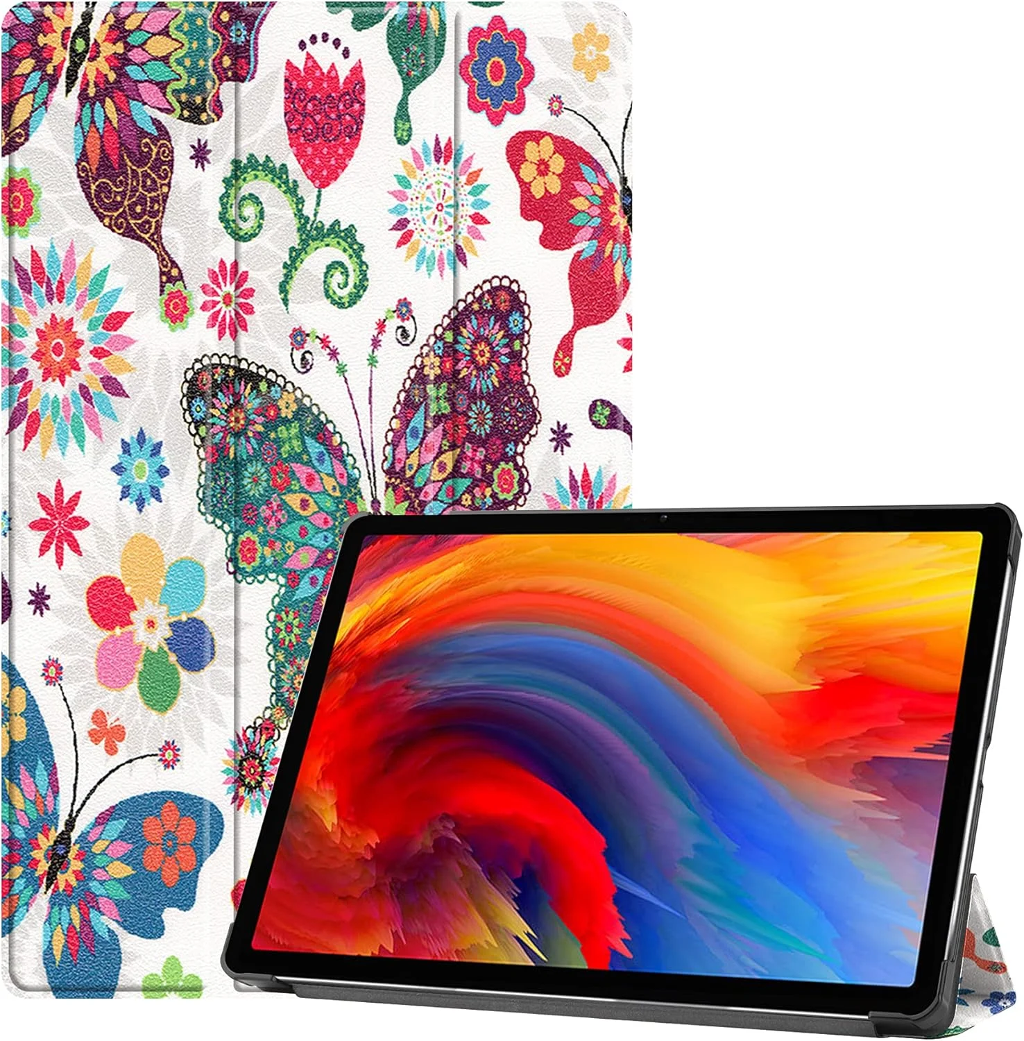 کیف تبلت RanTuo برای Lenovo Pad Plus 11 2021، چرم PU، سبک و نازک، ضد آب، ضد گرد و غبار، قاب محافظ ضد افتادن برای Lenovo Pad Plus 11 2021. (پروانه) کیف تبلت RanTuo برای Lenovo Pad Plus 11 2021، چرم PU، سبک و نازک، ضد آب، ضد گرد و غبار، قاب محافظ ضد افتادن برای Lenovo Pad Plus 11 2021. (پروانه)