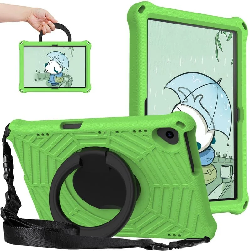 کیف تبلت کودکانه نیکاکیو مناسب برای لنوو تب M10 سایز 10.1 اینچ، فوم EVA با طرح تار عنکبوت، به همراه استند حلقه ای و بند شانه ای، مناسب برای تبلت لنوو M10 FHD REL TB-X605FC /TB-X605LC، سبز کیف تبلت کودکانه نیکاکیو مناسب برای لنوو تب M10 سایز 10.1 اینچ، فوم EVA با طرح تار عنکبوت، به همراه استند حلقه ای و بند شانه ای، مناسب برای تبلت لنوو M10 FHD REL TB-X605FC /TB-X605LC، سبز