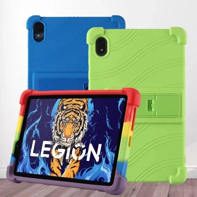 کاور تبلت Gruattreay سازگار با تبلت 8.8 اینچی Lenovo Legion Y700، کاور محافظ نرم سیلیکونی (قرمز گل رز)