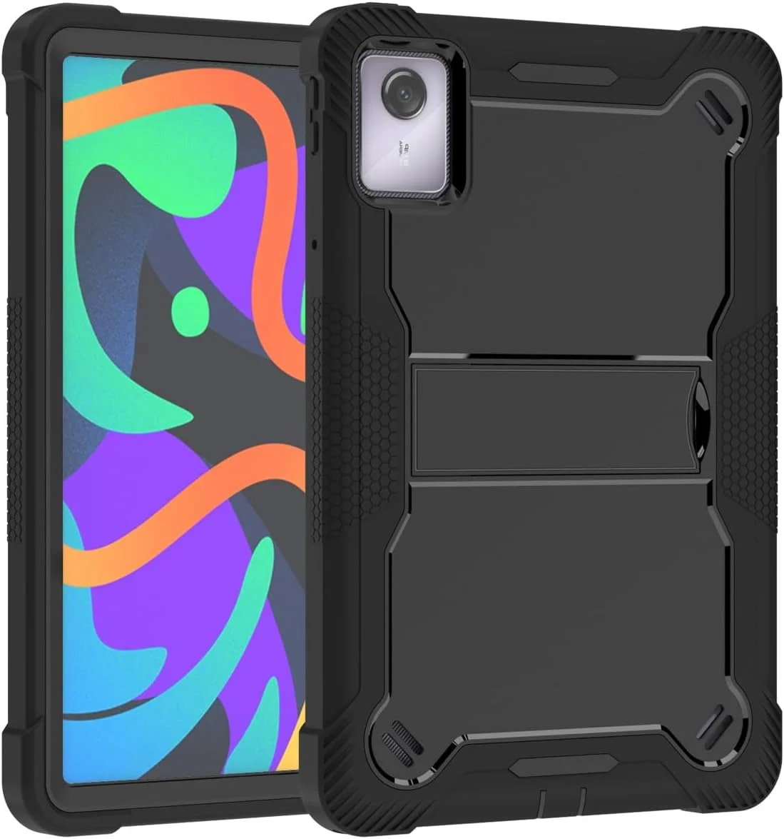 Tablet Protection Compatible with Lenovo Tab M11 Case TB-330FU 2024 Release Case Rugged Hybrid Shockproof Rugged Protective Case Compatible with Lenovo M11 11" Tablet Case w Built-in Stand tablet acce