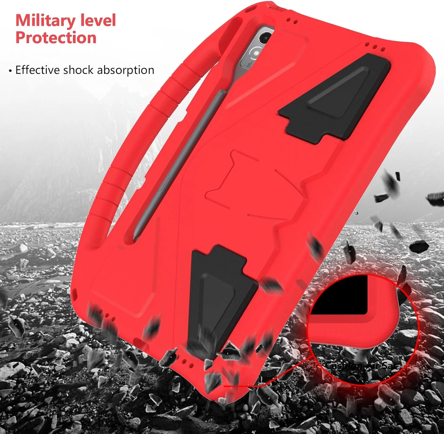 Tablet Cover Kids Case Compatible With Lenovo Tab P12 12.7 inch Case Tablet Case, Shockproof Protective Case, Dropproof Impact Resistance Protective Handle Stand Cover with Shoulder Strap Tablet Home( Tablet Cover Kids Case Compatible With Lenovo Tab P12 12.7 inch Case Tablet Case, Shockproof Protective Case, Dropproof Impact Resistance Protective Handle Stand Cover with Shoulder Strap Tablet Home(