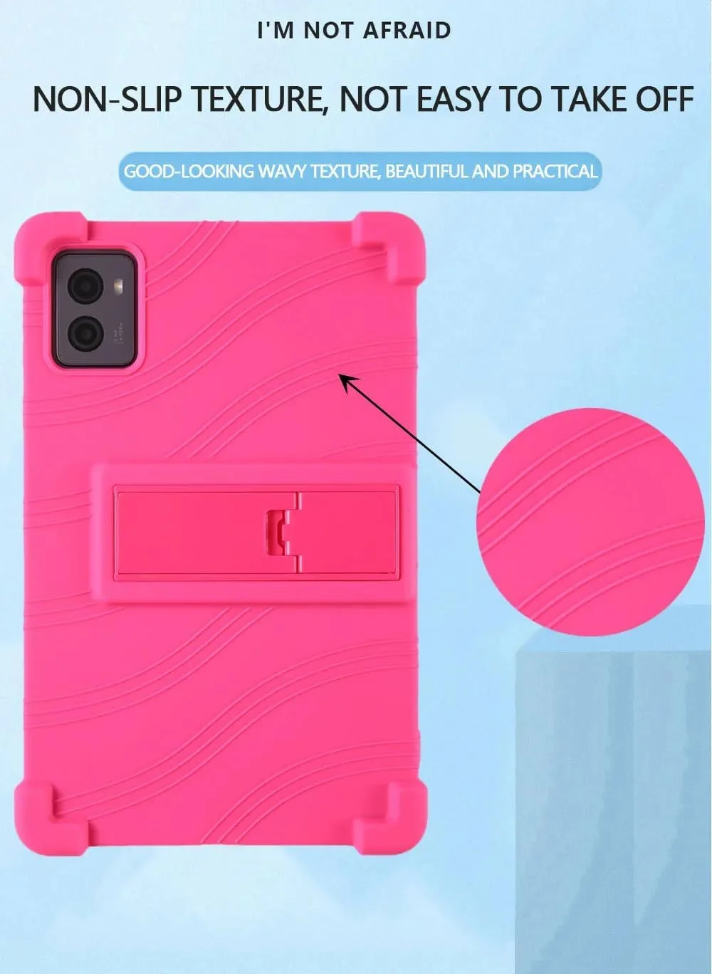 کاور تبلت گرواتری مناسب برای تبلت لنوو لیجن Y700 نسل 4 (2025) 8.8 اینچ TB322FC، [مناسب کودکان] با گوشه‌های ضخیم سیلیکونی نرم، ضد ضربه به همراه استند چند زاویه‌ای (آبی)