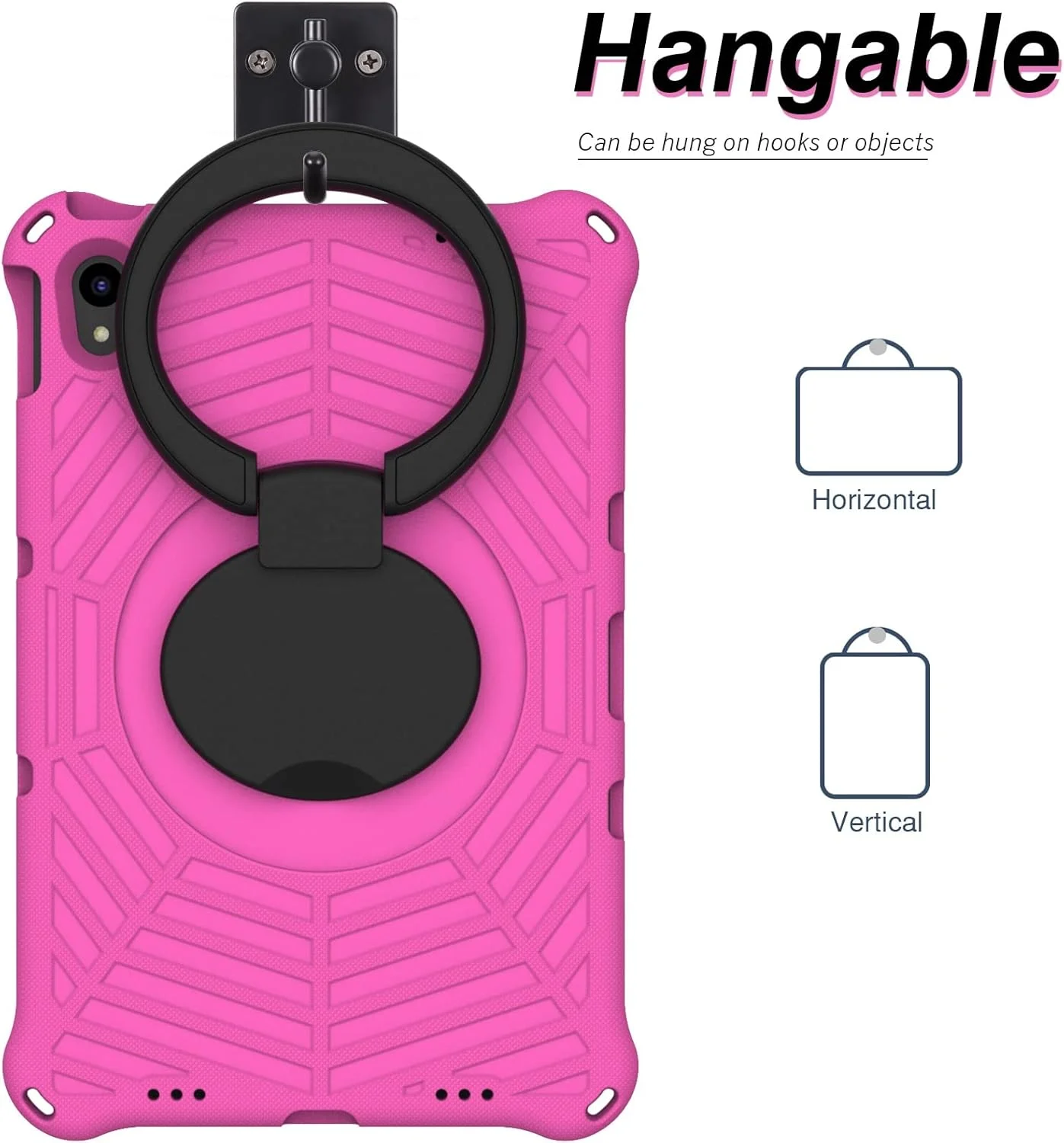 کیف تبلت سازگار با تبلت لنوو P11 مدل 11 اینچی 2020 (TB-J606F / TB-J606X) مناسب کودکان - کیف EVA بادوام، سبک وزن و با قابلیت چرخش 360 درجه