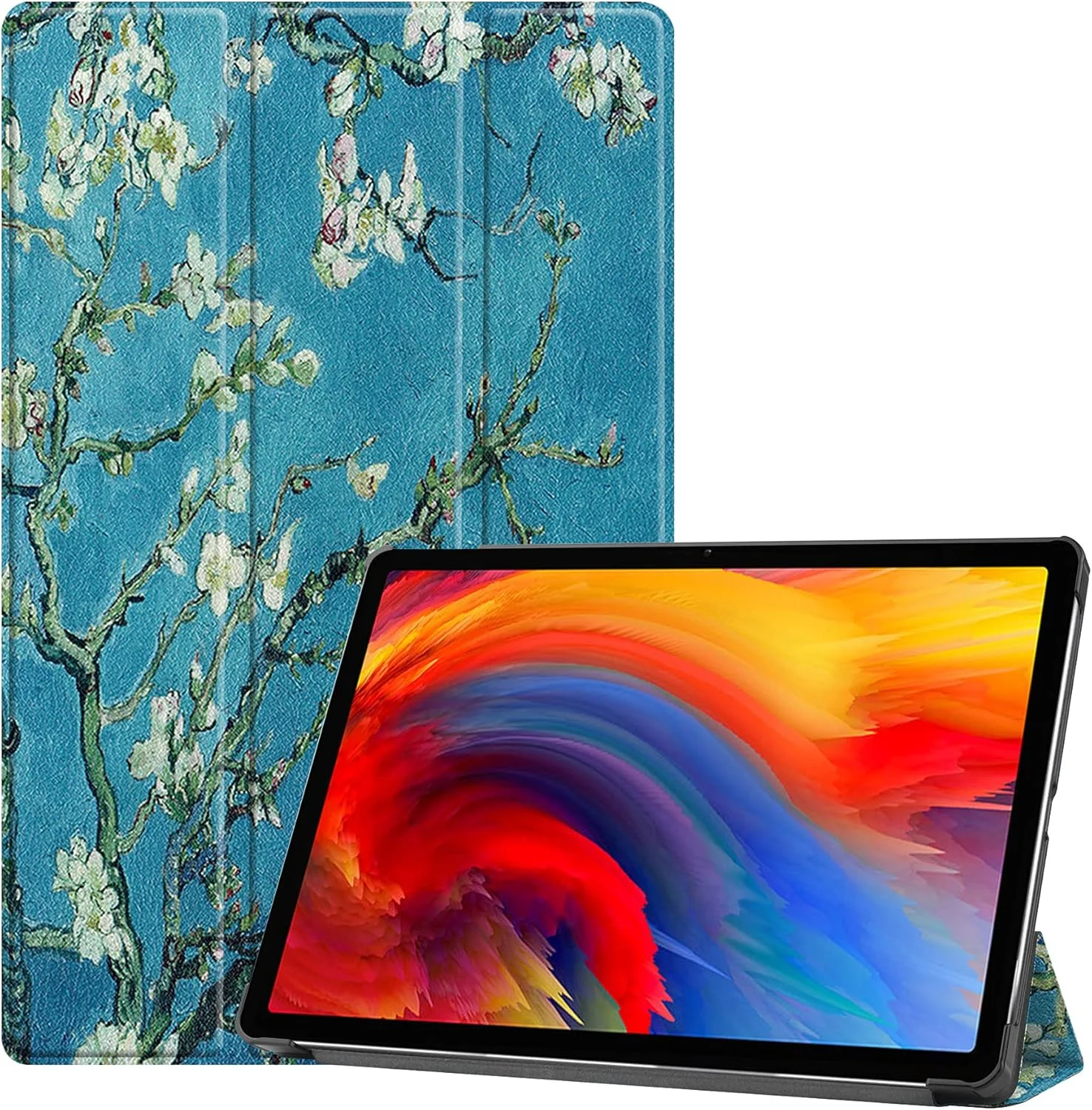 کاور تبلت RanTuo برای لنوو پد پلاس 11 2021، چرم PU، سبک و نازک، ضد آب، ضد گرد و غبار، کاور محافظ ضد افتادن برای لنوو پد پلاس 11 2021 (شکوفه زردآلو) کاور تبلت RanTuo برای لنوو پد پلاس 11 2021، چرم PU، سبک و نازک، ضد آب، ضد گرد و غبار، کاور محافظ ضد افتادن برای لنوو پد پلاس 11 2021 (شکوفه زردآلو)