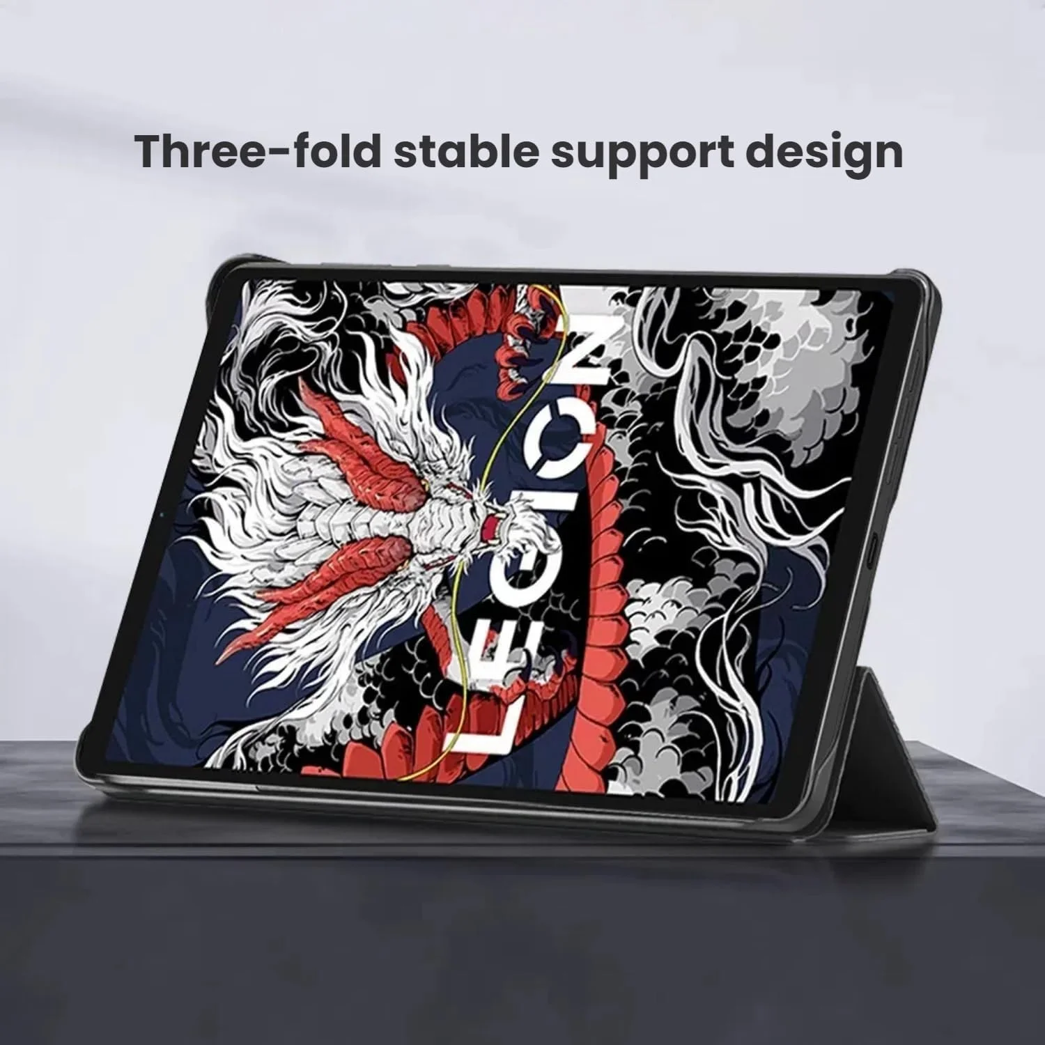 کیف تبلت Gruattreay سازگار با Lenovo Legion Y700 Gen 3 (2025) 8.8 اینچی، کیف تاشو با عملکرد خواب خودکار و استند، روکش خنک کننده مغناطیسی توخالی