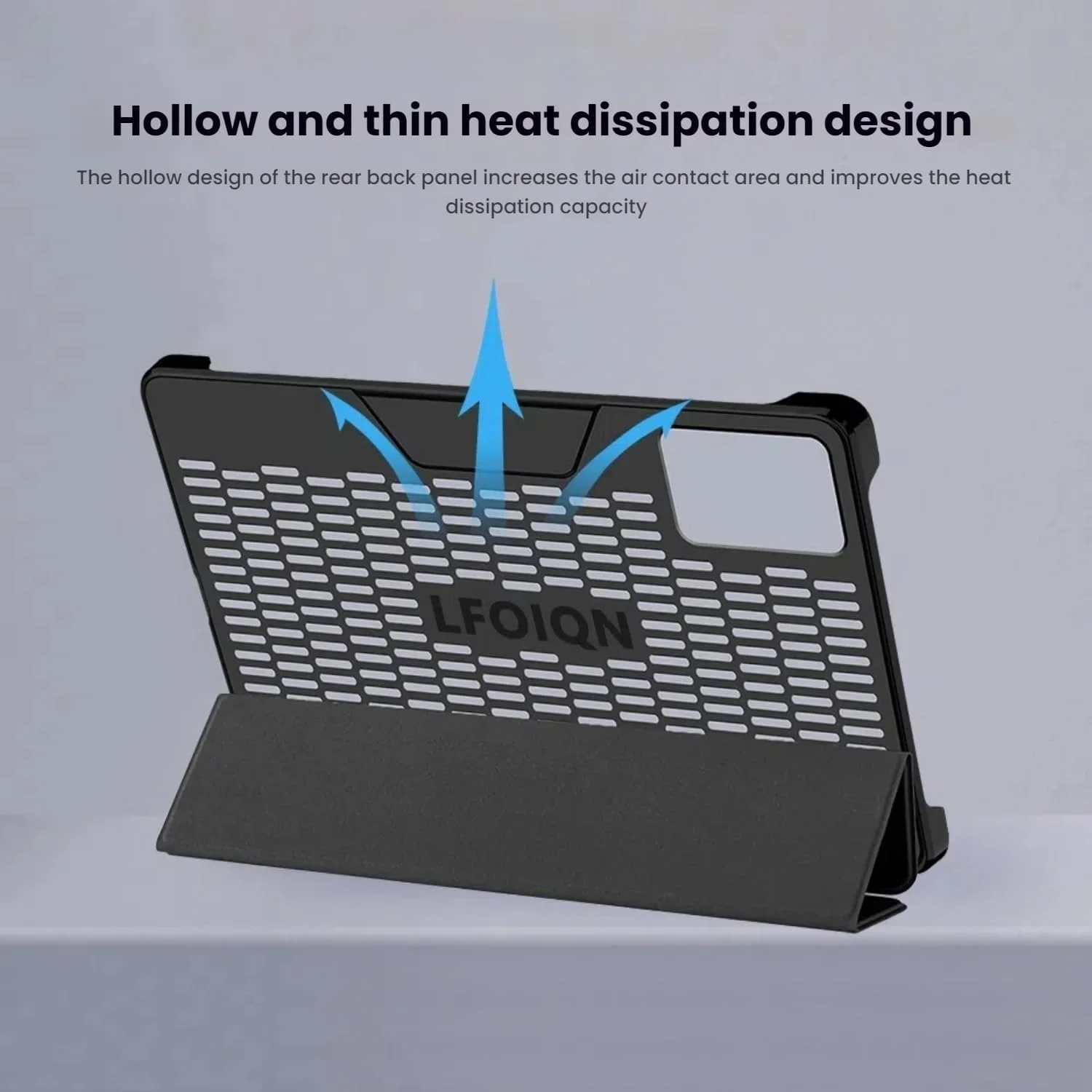 کیف تبلت Gruattreay سازگار با Lenovo Legion Y700 Gen 3 (2025) 8.8 اینچی، کیف تاشو با عملکرد خواب خودکار و استند، روکش خنک کننده مغناطیسی توخالی