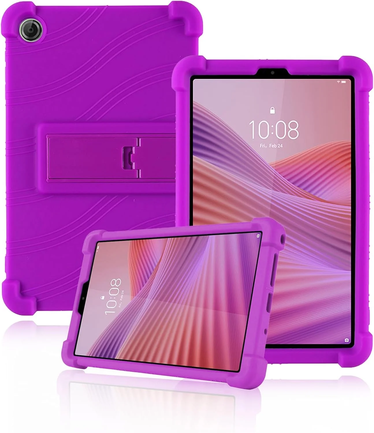 کیف تبلت لنوو تب وان 8.7 اینچ 2025 جدیدترین مدل، کیف سیلیکونی نرم کودکانه yystao سازگار با لنوو تب K9، پایه قابل تنظیم (بنفش) کیف تبلت لنوو تب وان 8.7 اینچ 2025 جدیدترین مدل، کیف سیلیکونی نرم کودکانه yystao سازگار با لنوو تب K9، پایه قابل تنظیم (بنفش)