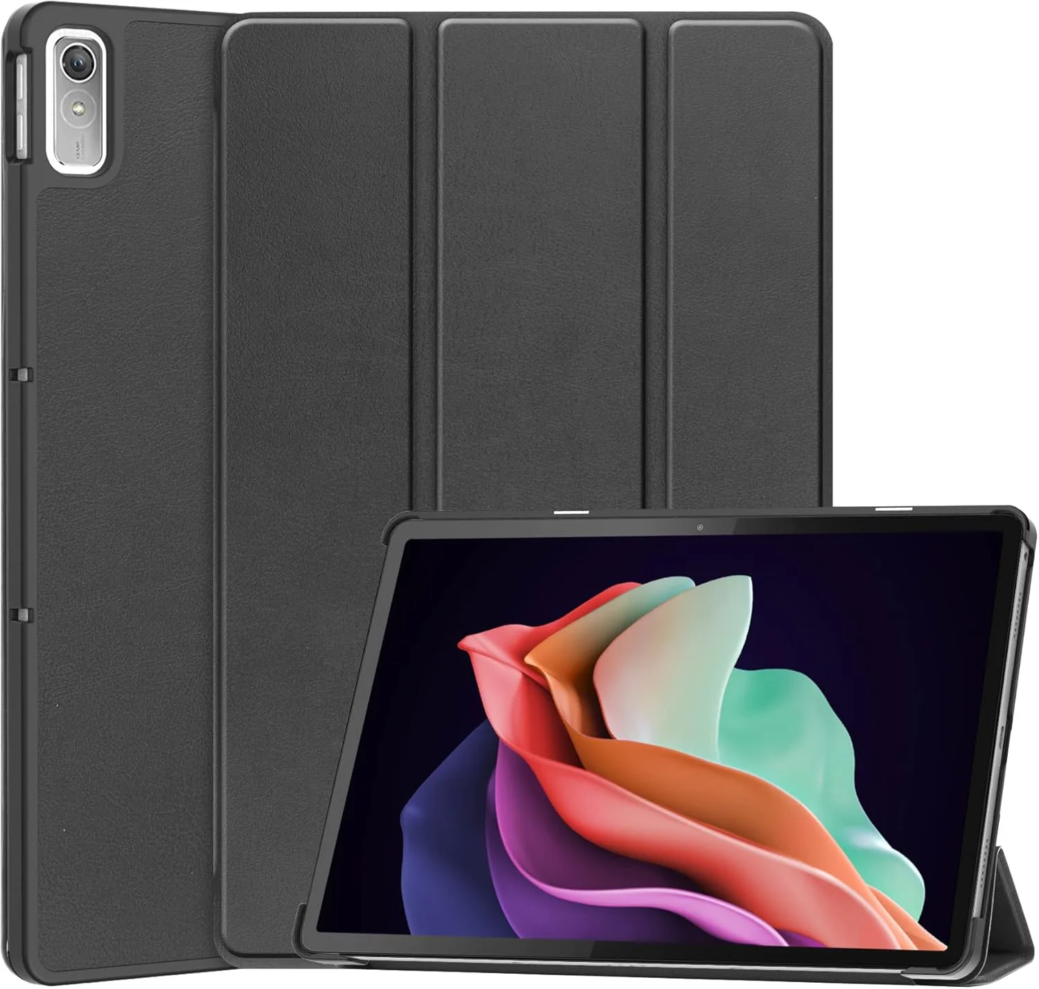 کاور تبلت RanTuo برای لنوو پد پلاس 2023، چرم PU، سبک و نازک، ضد آب، ضد گرد و غبار، کاور محافظ ضد ضربه برای لنوو پد پلاس 2023 (مشکی) کاور تبلت RanTuo برای لنوو پد پلاس 2023، چرم PU، سبک و نازک، ضد آب، ضد گرد و غبار، کاور محافظ ضد ضربه برای لنوو پد پلاس 2023 (مشکی)