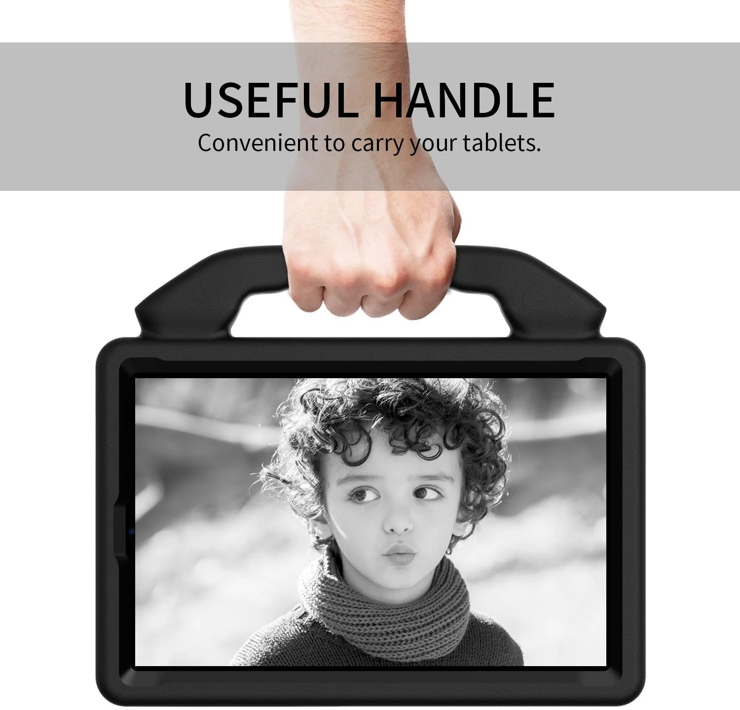 کیف تبلت کودکانه مناسب برای تبلت لنوو تب M9 با صفحه نمایش 9.0 اینچ (مدل TB-310FU، عرضه شده در سال 2023)، سبک، ضد ضربه، محافظ، دارای استند و دسته، مناسب برای کودکان، محافظ تبلت