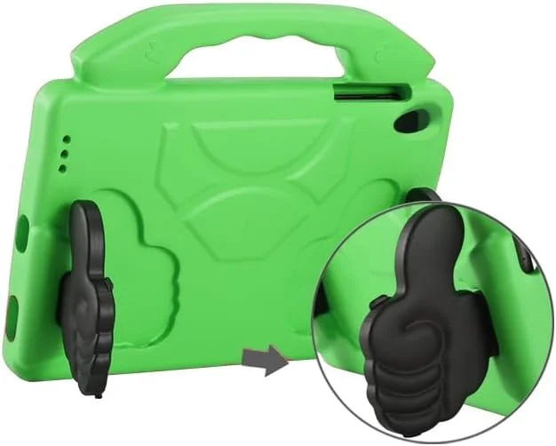 کیف تبلت مناسب برای تبلت لنوو تب M10 HD (نسل دوم) 10.1 اینچی TB-306X/X306F برای کودکان، سبک وزن، ضد ضربه، محافظ، با پایه و دسته، مناسب برای کودکان. محافظت