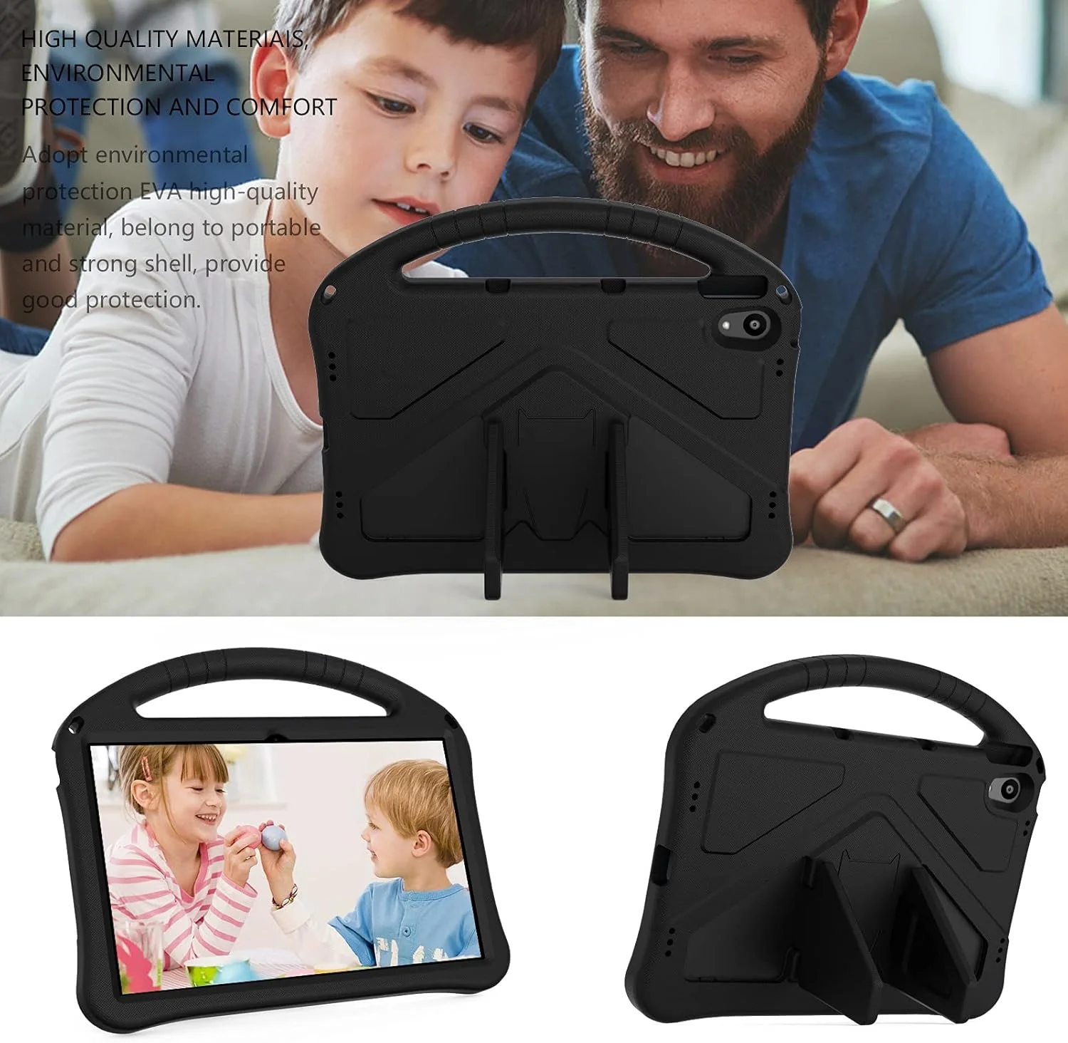 کیف تبلت مناسب برای تبلت لنوو تب P11 11 اینچی (TB-J606F)/تب P11 پلاس (TB-J607F)-xiaoxin pad 11، کیف محافظ سبک و مقاوم در برابر ضربه EVA، co