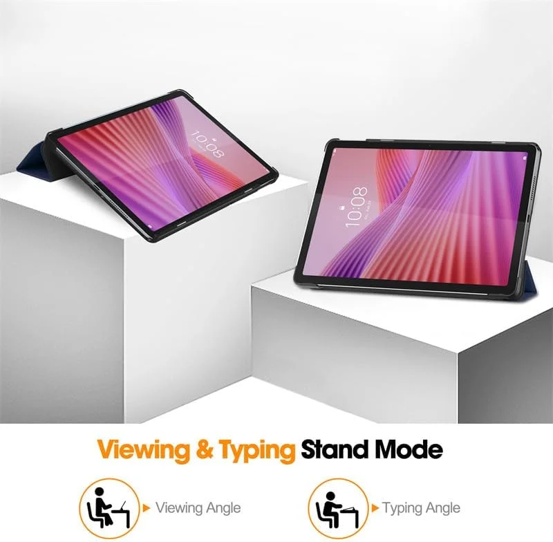 Gruattreay Case for Lenovo Tab 10.1 Tablet, Shockproof, Heat Dissipation, Scratch Resistant, Fingerprint Resistant, PC Rigid Semi-Pack Case (red)