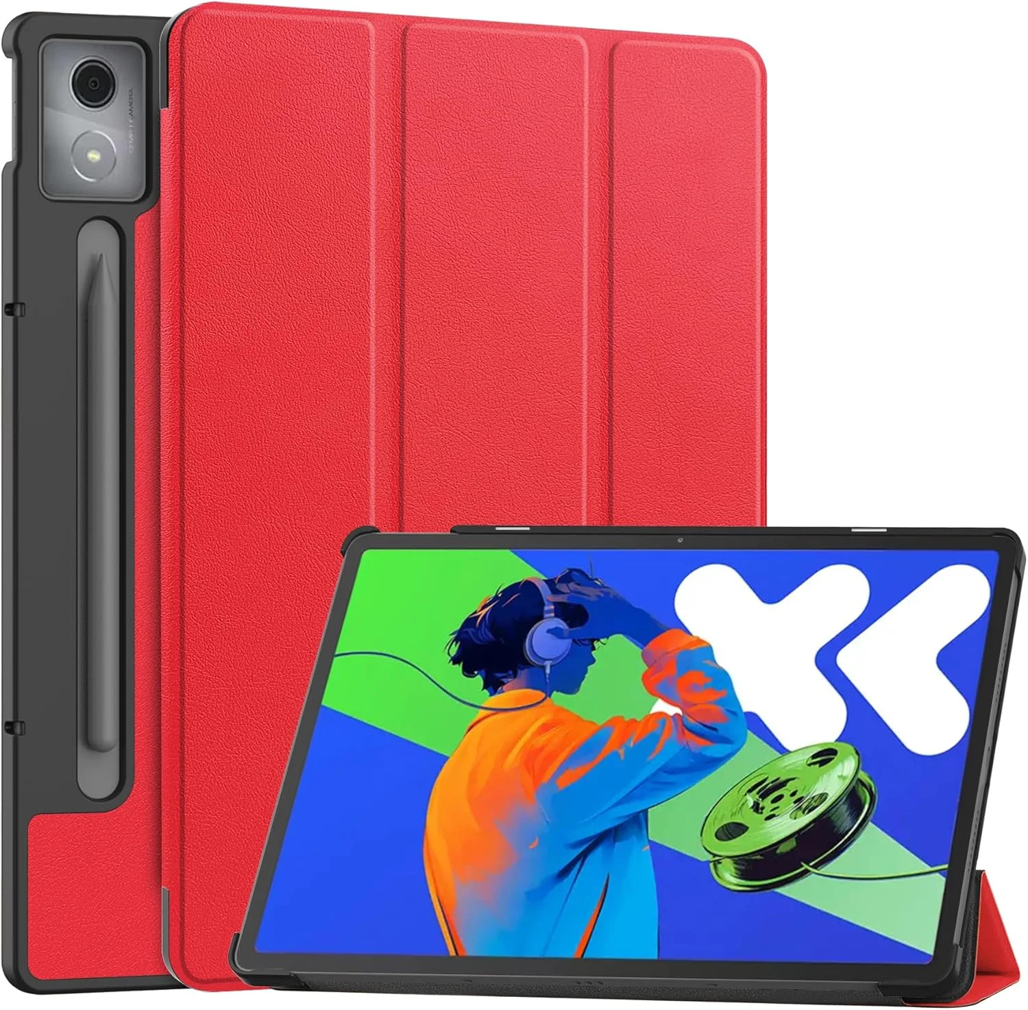 کیف تبلت RanTuo برای Lenovo Xiaoxin Pad Pro 12.7 2025، چرم PU، سبک و نازک، ضد آب، ضد گرد و غبار، محافظ ضد افتادن برای Lenovo Xiaoxin Pad Pro 12.7 2025 (قرمز) کیف تبلت RanTuo برای Lenovo Xiaoxin Pad Pro 12.7 2025، چرم PU، سبک و نازک، ضد آب، ضد گرد و غبار، محافظ ضد افتادن برای Lenovo Xiaoxin Pad Pro 12.7 2025 (قرمز)