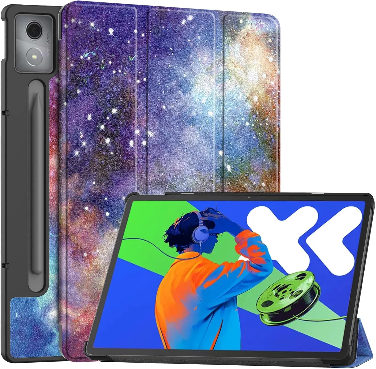 RanTuo Tablet Case for Lenovo Xiaoxin Pad Pro 12.7 2025, PU Skin, Light and Thin, Waterproof, Dustproof, Anti-Fall Protective Case for Lenovo Xiaoxin Pad Pro 12.7 2025.(The Galaxy) RanTuo Tablet Case for Lenovo Xiaoxin Pad Pro 12.7 2025, PU Skin, Light and Thin, Waterproof, Dustproof, Anti-Fall Protective Case for Lenovo Xiaoxin Pad Pro 12.7 2025.(The Galaxy)