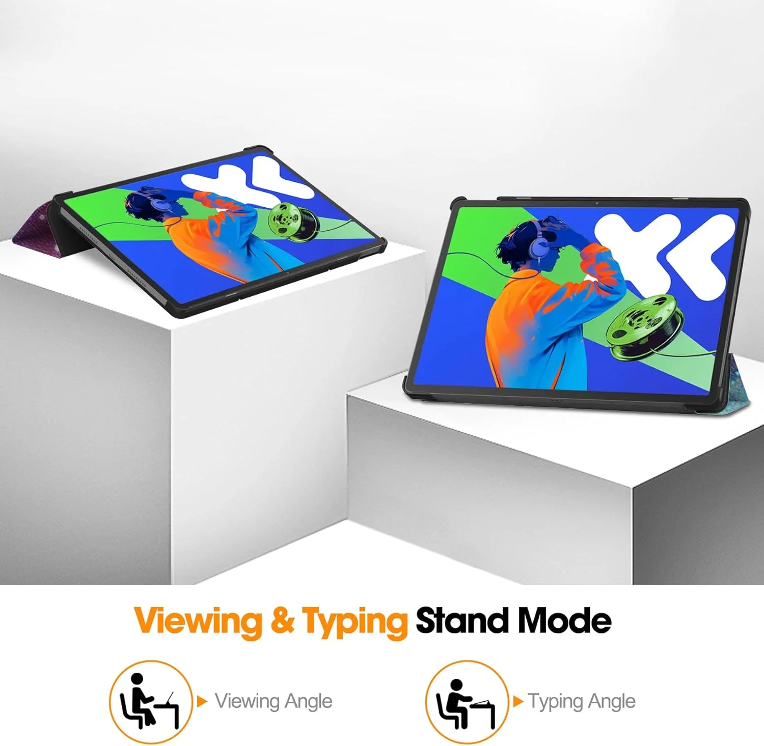 RanTuo Tablet Case for Lenovo Xiaoxin Pad Pro 12.7 2025, PU Skin, Light and Thin, Waterproof, Dustproof, Anti-Fall Protective Case for Lenovo Xiaoxin Pad Pro 12.7 2025.(The Galaxy)