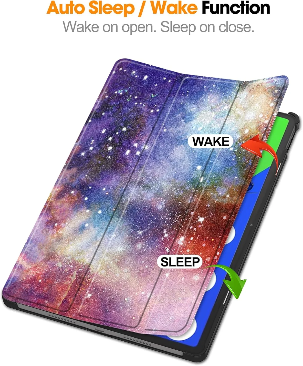 RanTuo Tablet Case for Lenovo Xiaoxin Pad Pro 12.7 2025, PU Skin, Light and Thin, Waterproof, Dustproof, Anti-Fall Protective Case for Lenovo Xiaoxin Pad Pro 12.7 2025.(The Galaxy)