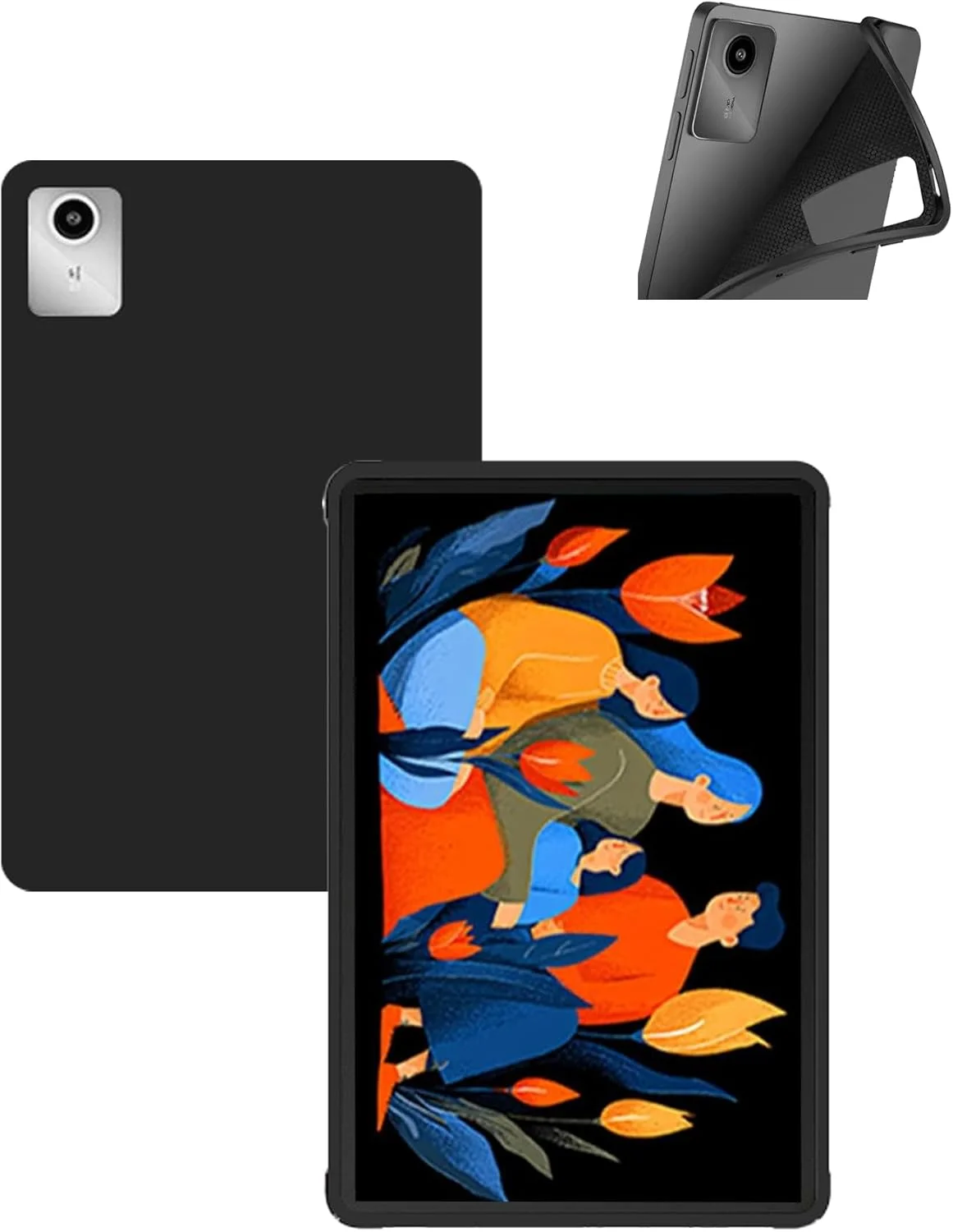 Case for Lenovo Xiaoxin Pad 2025 Tablet 12.1 inch, yystao Airbag Soft TPU Protective Case Cover Compatible with Lenovo Xiaoxin Pad 2025, Shockproof, Scratch-Resistant & Slim Fit, Black Case for Lenovo Xiaoxin Pad 2025 Tablet 12.1 inch, yystao Airbag Soft TPU Protective Case Cover Compatible with Lenovo Xiaoxin Pad 2025, Shockproof, Scratch-Resistant & Slim Fit, Black