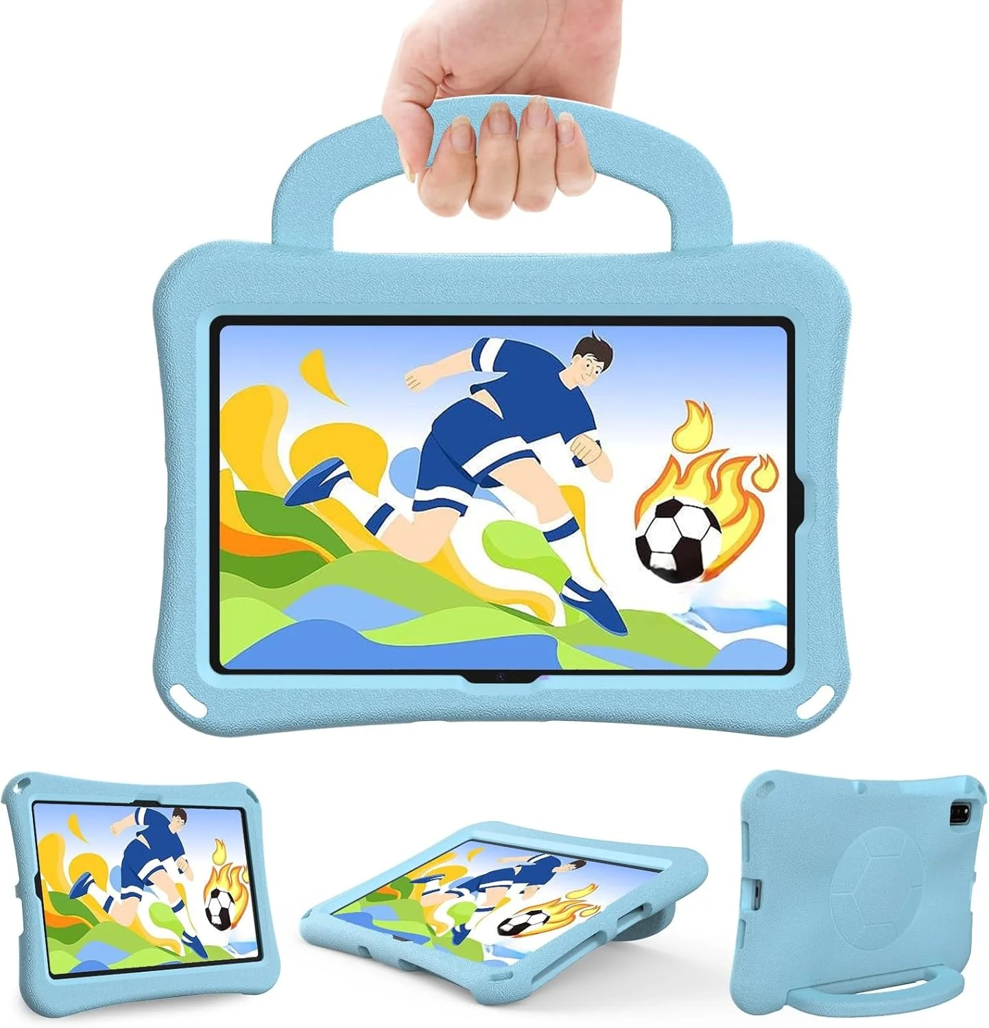 کیف تبلت کودکانه مناسب برای تبلت لنوو تب M10 پلاس 10.3 اینچ/K10 10.3 اینچ TB-X606F/TB-X606X/TB-X6C6F/TB-X6C6X، کیف EVA بادوام، سبک وزن و محافظ ضد ضربه