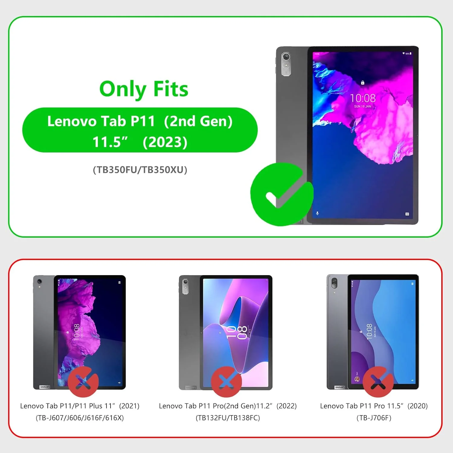 LSPCASA Lenovo Tab P11 2nd Gen Case with Butterfly Pattern Tablet Case Cover for Lenovo P11 Gen 2 with Stand Function Case Compatible with Lenovo Tab P11 Gen 2 Pink