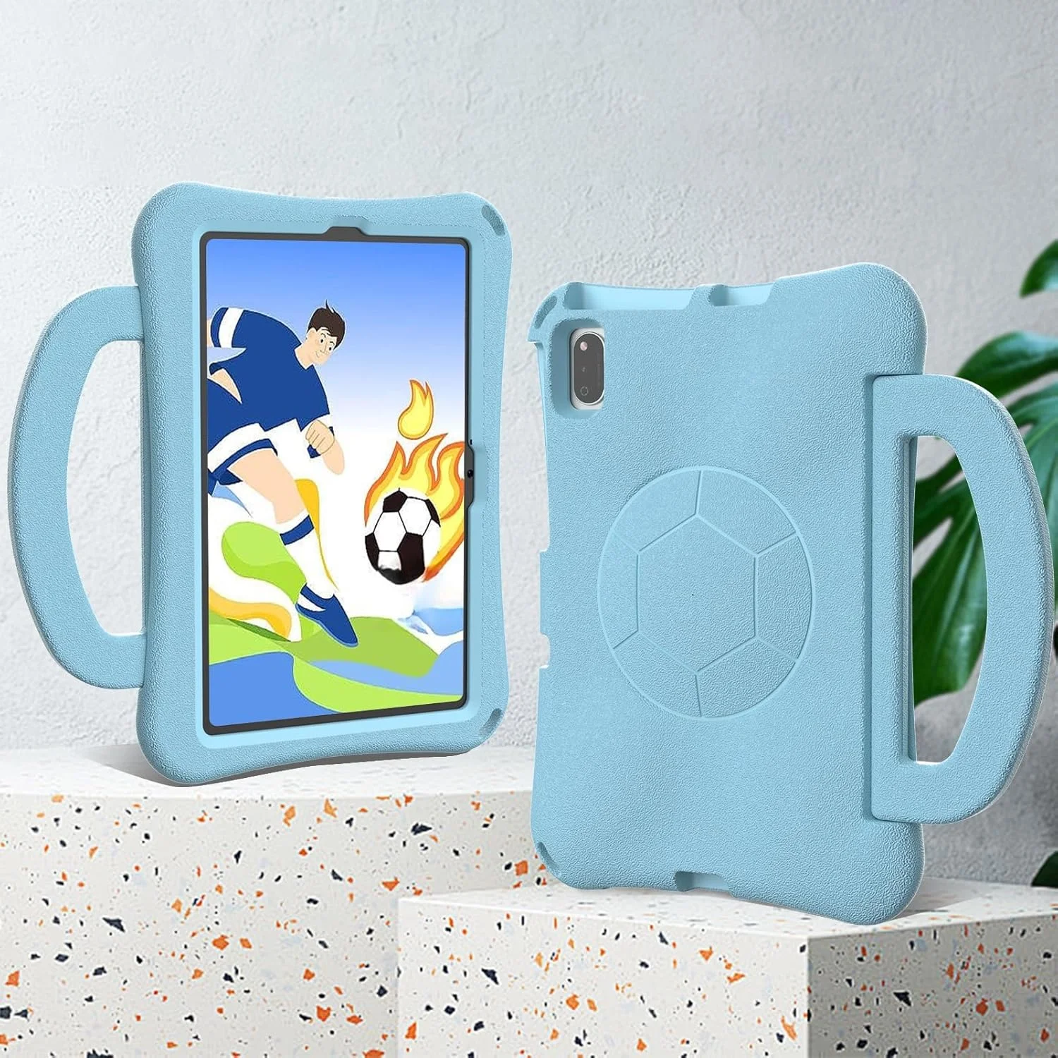 کیف تبلت کودکانه مناسب برای تبلت لنوو تب M10 پلاس 10.3 اینچ/K10 10.3 اینچ TB-X606F/TB-X606X/TB-X6C6F/TB-X6C6X، کیف EVA بادوام، سبک وزن و محافظ ضد ضربه