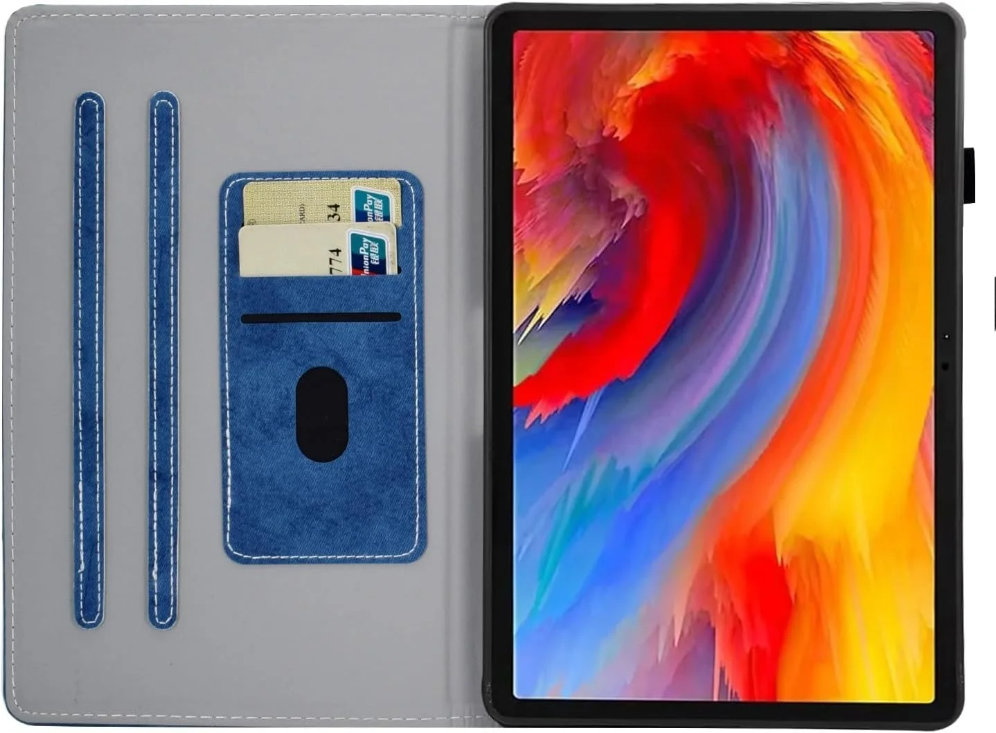 کیف محافظ تبلت سازگار با Lenovo Tab M11 TB330FU / Lenovo Xiaoxin Pad 2024 TB331FC، جلد باریک هوشمند تاشو، کیف محافظ ضد ضربه، سازگار با Lenovo Tab M11