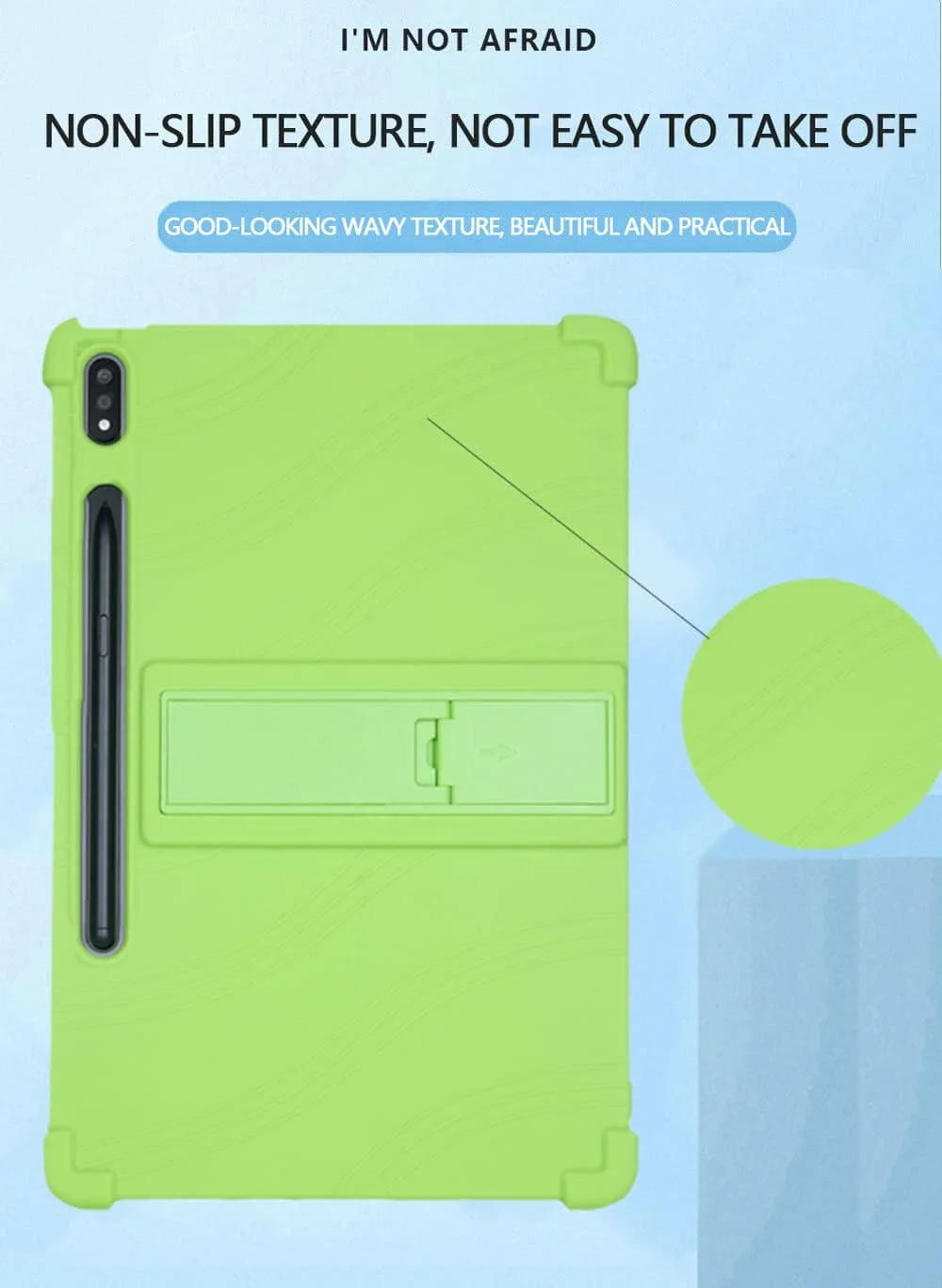 کیف محافظ تبلت QYiiD برای لنوو تب P12 پرو 12.6 اینچ TB-Q706F، کاور محافظ سبک وزن سیلیکونی نرم و ضد ضربه مناسب کودکان برای تبلت لنوو Xiaoxin Pad Pro 12.6، رز