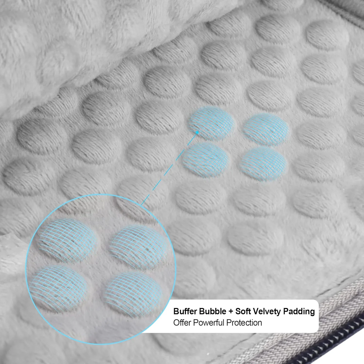 کیف محافظ تبلت Lacdo مناسب برای آیپد 11 اینچی A16 | آیپد ایر 11 اینچی M3 M2 | آیپد پرو 11 اینچی M4 | آیپد 10.9 اینچی | آیپد 10.2 اینچی | آیپد ایر 10.9 اینچی | آیپد پرو 10.5 اینچی | کیف محافظ 11 اینچی سامسونگ گلکسی تب A9+، آبی