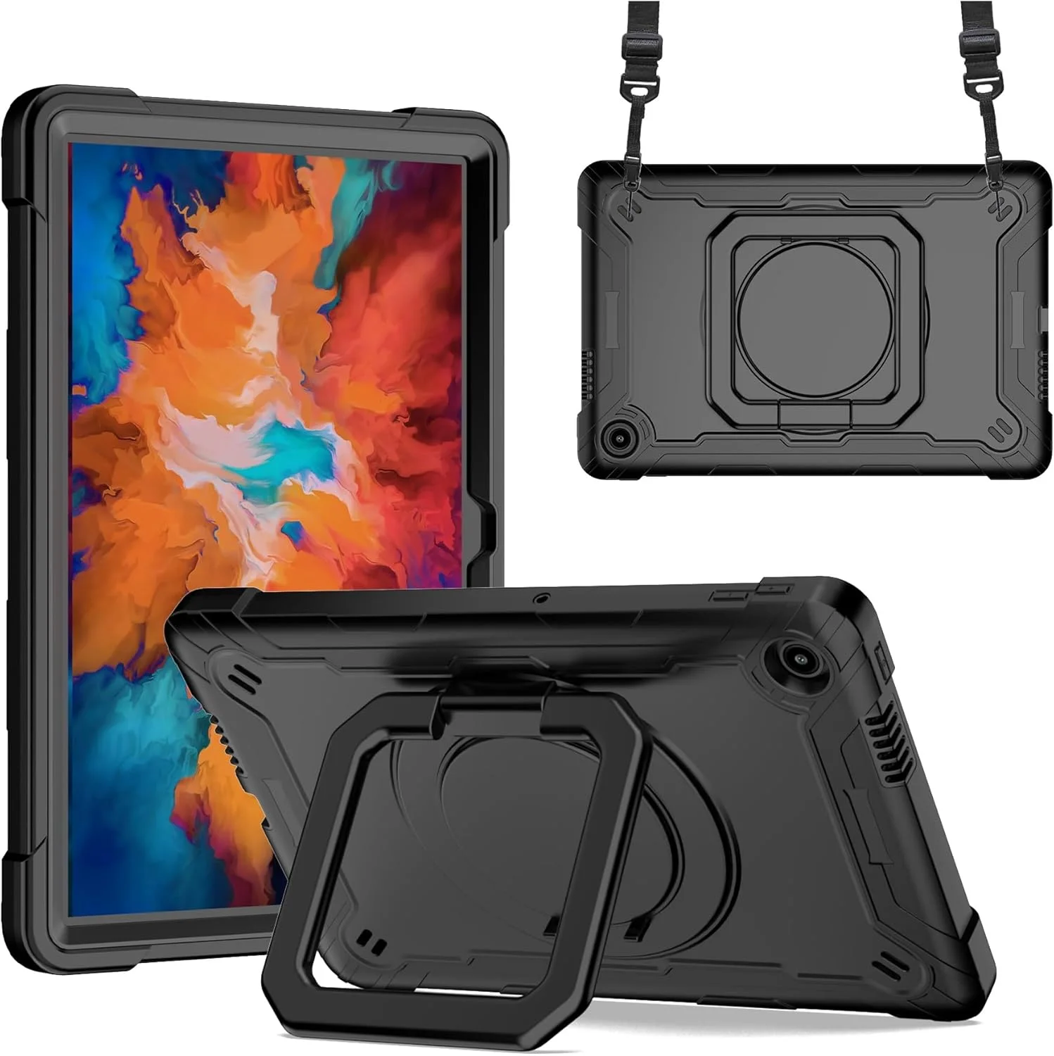 کیف تبلت مسافرتی سازگار با لنوو تب 10.1 (TB-311XU) / K10C TB311FU 2025، مقاوم در برابر ضربه و افتادن، ساخته شده از PC و سیلیکون با جذب شوک، دارای پایه تاشو. Protec کیف تبلت مسافرتی سازگار با لنوو تب 10.1 (TB-311XU) / K10C TB311FU 2025، مقاوم در برابر ضربه و افتادن، ساخته شده از PC و سیلیکون با جذب شوک، دارای پایه تاشو. Protec