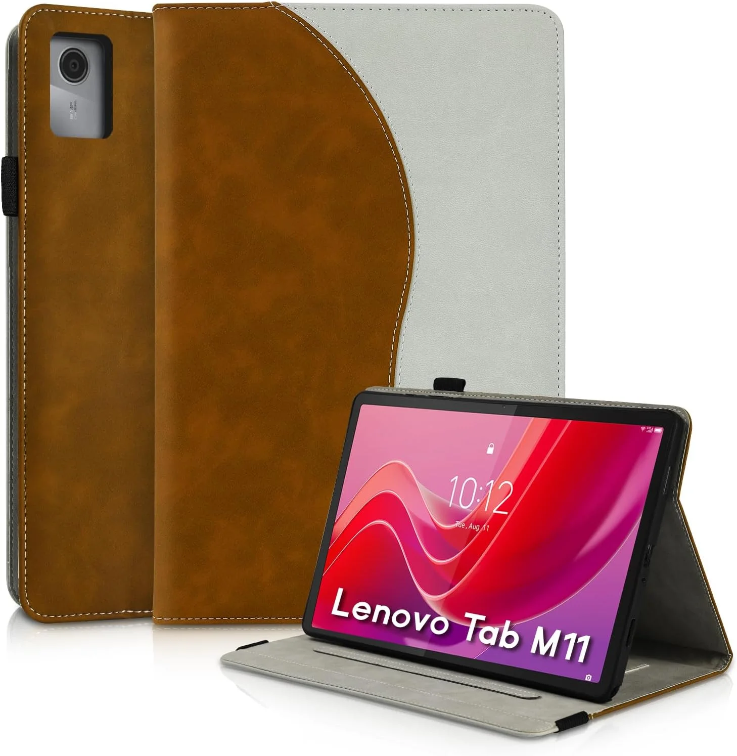 کاور ساکتاپی برای تبلت لنوو تب M11 2024، محافظ چرمی PU بسیار نازک با قابلیت استند و جای قلم، مناسب برای تبلت لنوو تب M11 TB330 2024 سایز 11 اینچ، مدل Folio Flip Cover، رنگ قهوه ای کاور ساکتاپی برای تبلت لنوو تب M11 2024، محافظ چرمی PU بسیار نازک با قابلیت استند و جای قلم، مناسب برای تبلت لنوو تب M11 TB330 2024 سایز 11 اینچ، مدل Folio Flip Cover، رنگ قهوه ای