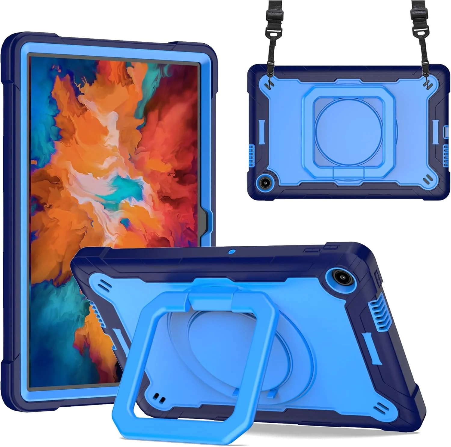 کاور محافظ تبلت سازگار با تبلت لنوو تب 10.1 (TB-311XU) / K10C TB311FU 2025، کاور ضد ضربه و مقاوم در برابر سقوط، جنس PC و سیلیکون جاذب ضربه، تبلت با پایه تاشو کاور محافظ تبلت سازگار با تبلت لنوو تب 10.1 (TB-311XU) / K10C TB311FU 2025، کاور ضد ضربه و مقاوم در برابر سقوط، جنس PC و سیلیکون جاذب ضربه، تبلت با پایه تاشو