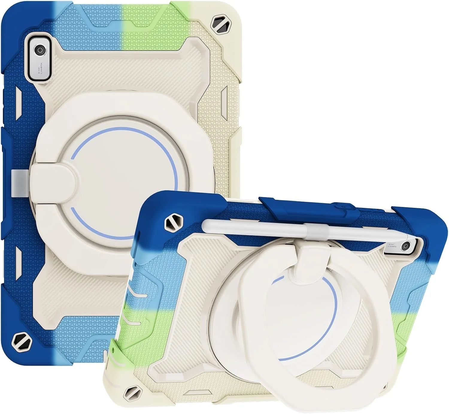 Travel with Tablet Case Compatible with Lenovo Tab M9 TB-310FU Cover Compatible with Tablet Compatible with Kids Released in 2023, Rugged Protective Case with Rotating Handle Case Cover Travel with Tablet Case Compatible with Lenovo Tab M9 TB-310FU Cover Compatible with Tablet Compatible with Kids Released in 2023, Rugged Protective Case with Rotating Handle Case Cover