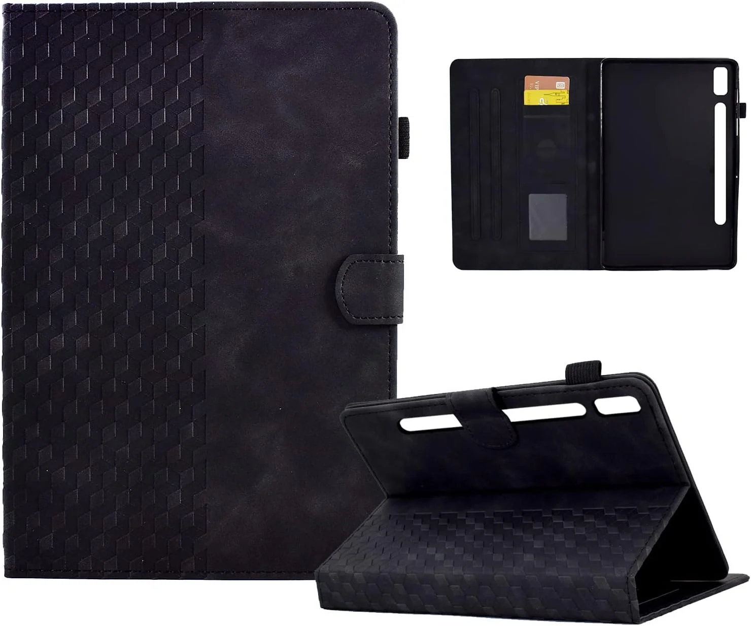 Rosbtib Case for Lenovo Tab P11 Pro (2nd Gen)/Pad Pro 2022 11.2 Inch, PU Leather Protective Case with Stand Function, Card Slot, Magnetic Tablet Case for Lenovo Tab P11 Pro 2nd Gen - Black Rosbtib Case for Lenovo Tab P11 Pro (2nd Gen)/Pad Pro 2022 11.2 Inch, PU Leather Protective Case with Stand Function, Card Slot, Magnetic Tablet Case for Lenovo Tab P11 Pro 2nd Gen - Black