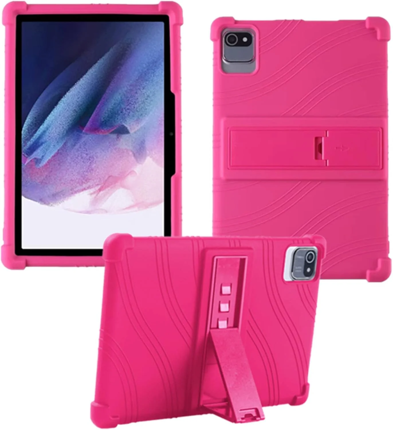 کیف سیلیکونی مناسب کودکان HminSen برای تبلت MB1001 10.1 اینچی، مناسب برای تبلت های Moderness MB1001/Okaysea 10.1، برای تبلت های OUZRS TAB-M1/DOOGEE T10/aiprotablet K10/HAPPYBE/ANYLAKE/Velorim/CZZ/ZZB 10 اینچی (رنگ رز) کیف سیلیکونی مناسب کودکان HminSen برای تبلت MB1001 10.1 اینچی، مناسب برای تبلت های Moderness MB1001/Okaysea 10.1، برای تبلت های OUZRS TAB-M1/DOOGEE T10/aiprotablet K10/HAPPYBE/ANYLAKE/Velorim/CZZ/ZZB 10 اینچی (رنگ رز)