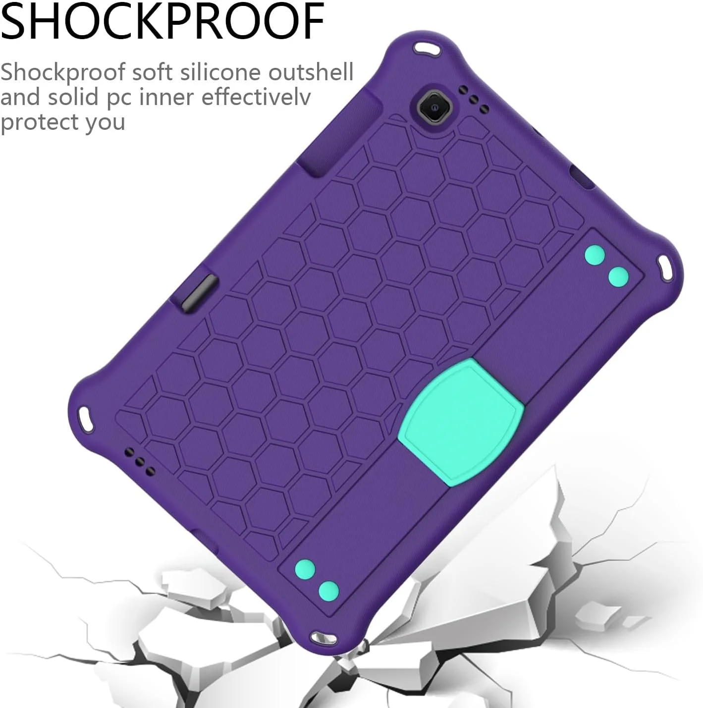 کیف تبلت سازگار با تبلت های کودکانه و Tab Lenovo M10 FHD Plus (نسل دوم) TB-X606F، سازگار با Tab Lenovo M10 HD/ Tab K10، جنس Eva Cubra