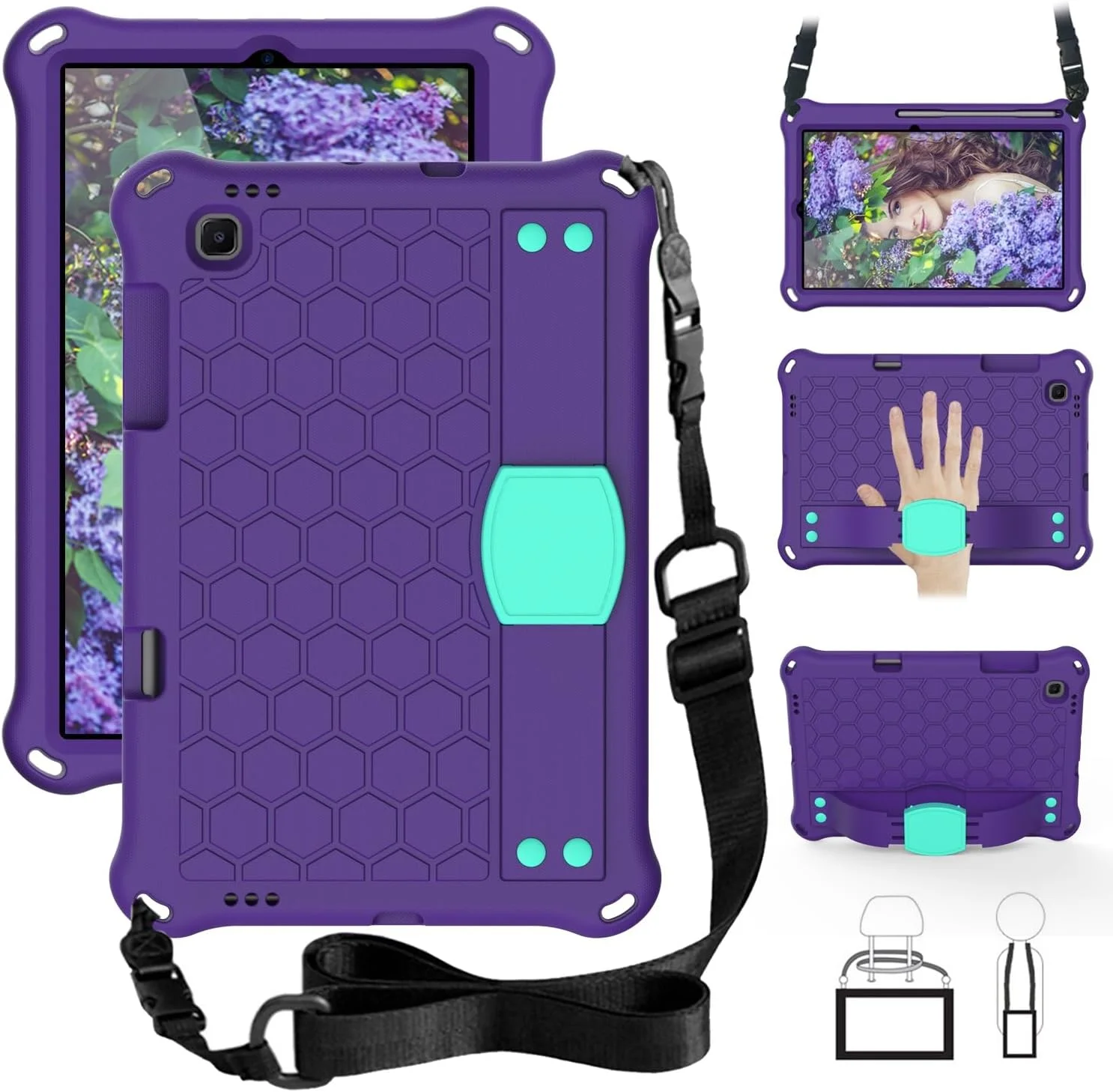 کیف تبلت سازگار با تبلت های کودکانه و Tab Lenovo M10 FHD Plus (نسل دوم) TB-X606F، سازگار با Tab Lenovo M10 HD/ Tab K10، جنس Eva Cubra