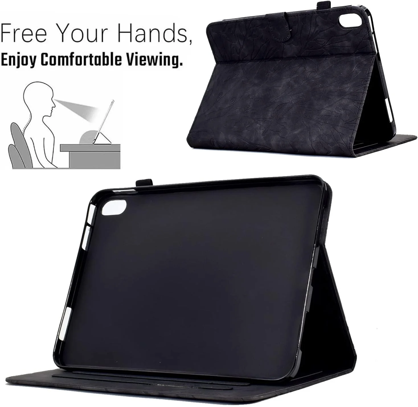 کیف تبلت طرح قدیمی مناسب برای تبلت لنوو تب P11 TB-J606F 11 اینچی، چرم PU با کیفیت، نمایش چند زاویه ای با 2 جایگاه مناسب برای کارت های اعتباری