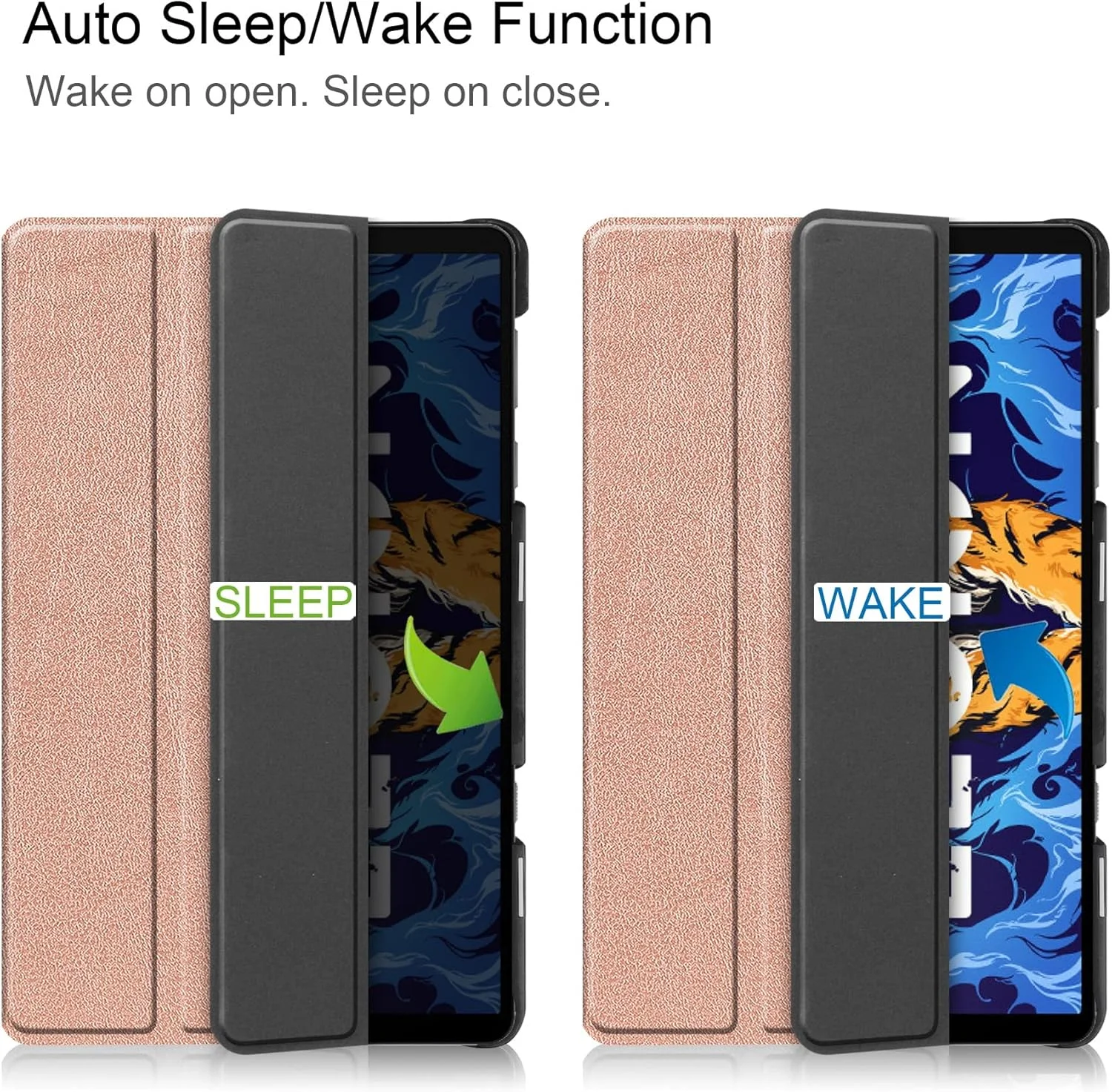 کیف تبلت مسافرتی سازگار با تبلت 8.8 اینچی Lenovo Legion Y700، کیف هوشمند تبلت سه تایی، کیف باریک با زوایای دید چندگانه، روکش سخت تاشو با قابلیت خواب خودکار