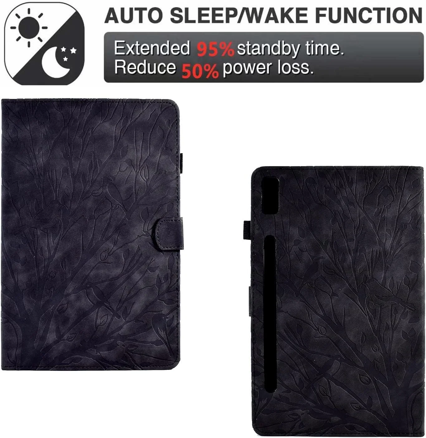 کیف تبلت طرح قدیمی مناسب برای تبلت لنوو تب P11 پرو نسل 2/پد پرو 2022 11.2 اینچی، چرم PU ممتاز، زاویه دید چندگانه با قابلیت بیدار شدن خودکار