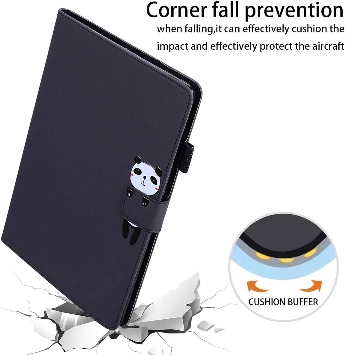 کیف تبلت TEDTIKJT برای لنوو تب M11 پلاس / کاور لنوو تب K11 پلاس 11.45 اینچ 2024، کیف محافظ تبلت چرمی PU تاشو، طرح کارتونی مشکی کیف تبلت TEDTIKJT برای لنوو تب M11 پلاس / کاور لنوو تب K11 پلاس 11.45 اینچ 2024، کیف محافظ تبلت چرمی PU تاشو، طرح کارتونی مشکی