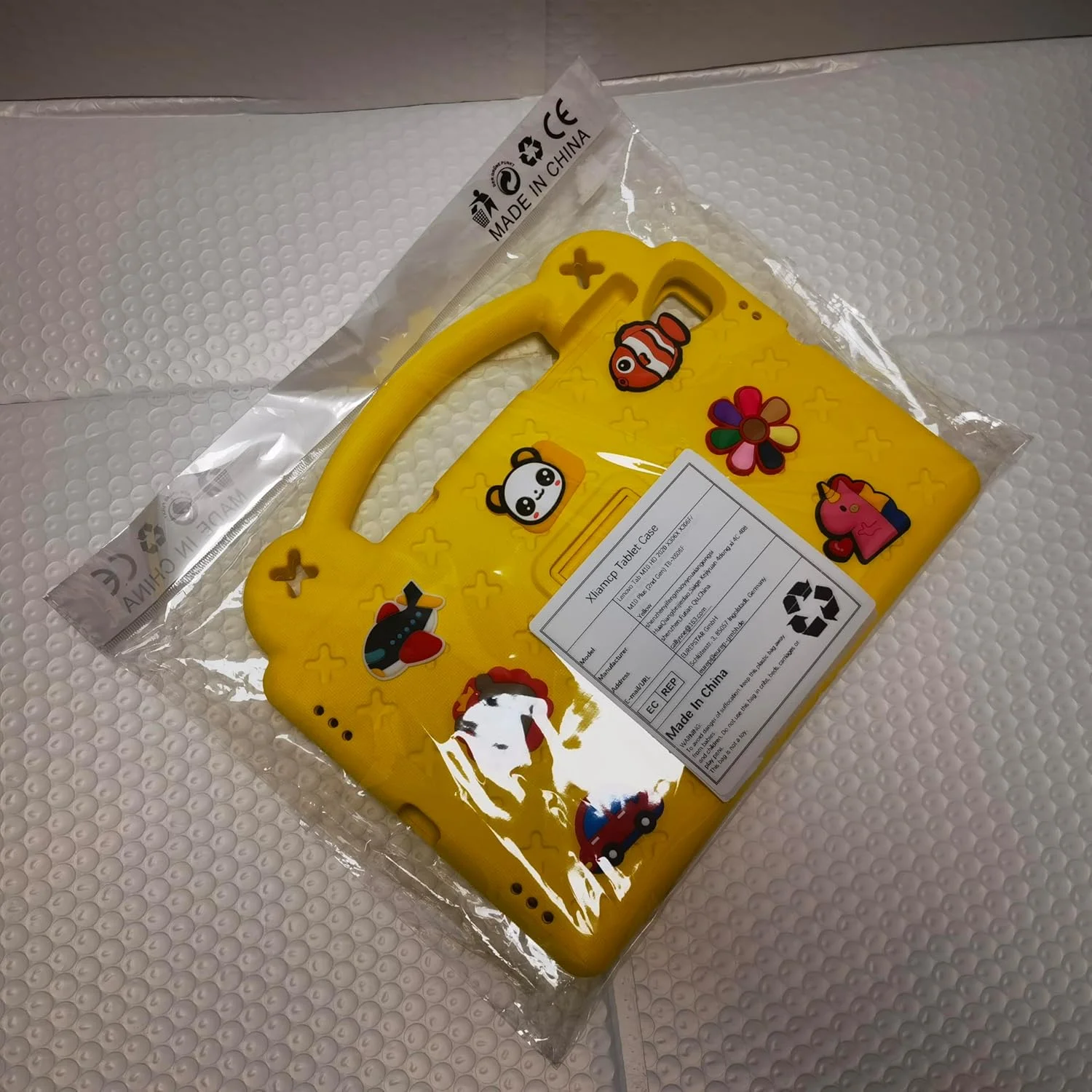 کیف تبلت مناسب برای لنوو تب M10 HD 2020 X306X X306F/ M10 Plus (نسل دوم) TB-X606F، مناسب کودکان، کارتونی، عروسکی زیبا، استند با دسته، فوم EVA سبک وزن، ضد ضربه، زرد کیف تبلت مناسب برای لنوو تب M10 HD 2020 X306X X306F/ M10 Plus (نسل دوم) TB-X606F، مناسب کودکان، کارتونی، عروسکی زیبا، استند با دسته، فوم EVA سبک وزن، ضد ضربه، زرد